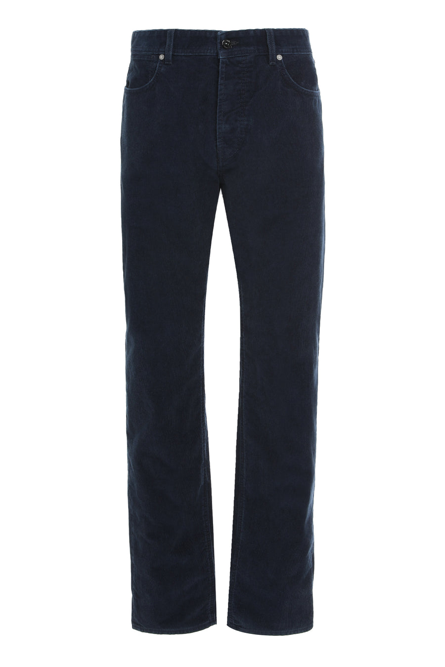 Straight Regular Jeans With Five Pockets Blue Cotton & Straight-leg