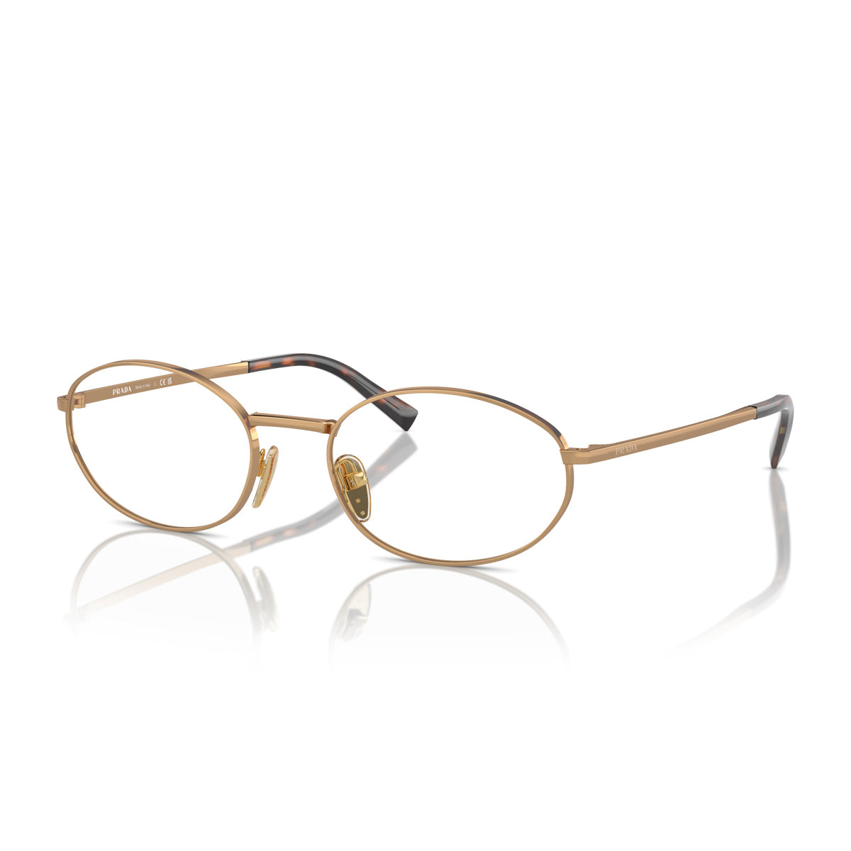 Prada PR A57V 7OE1O1 Ottone Oro Metal Occhiali Da Vista