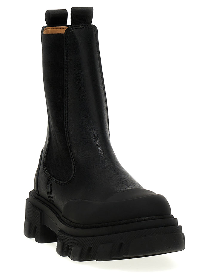Leather ankle boots Black Lh Pes Pu Boots