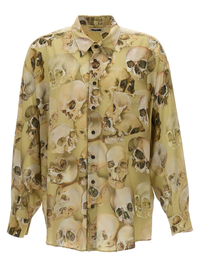 Fontanelle shirt Yellow Viscose Shirt, Blouse