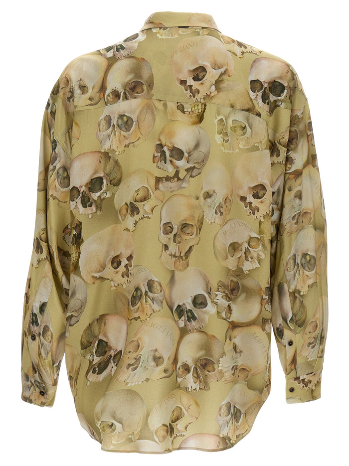 Fontanelle shirt Yellow Viscose Shirt, Blouse