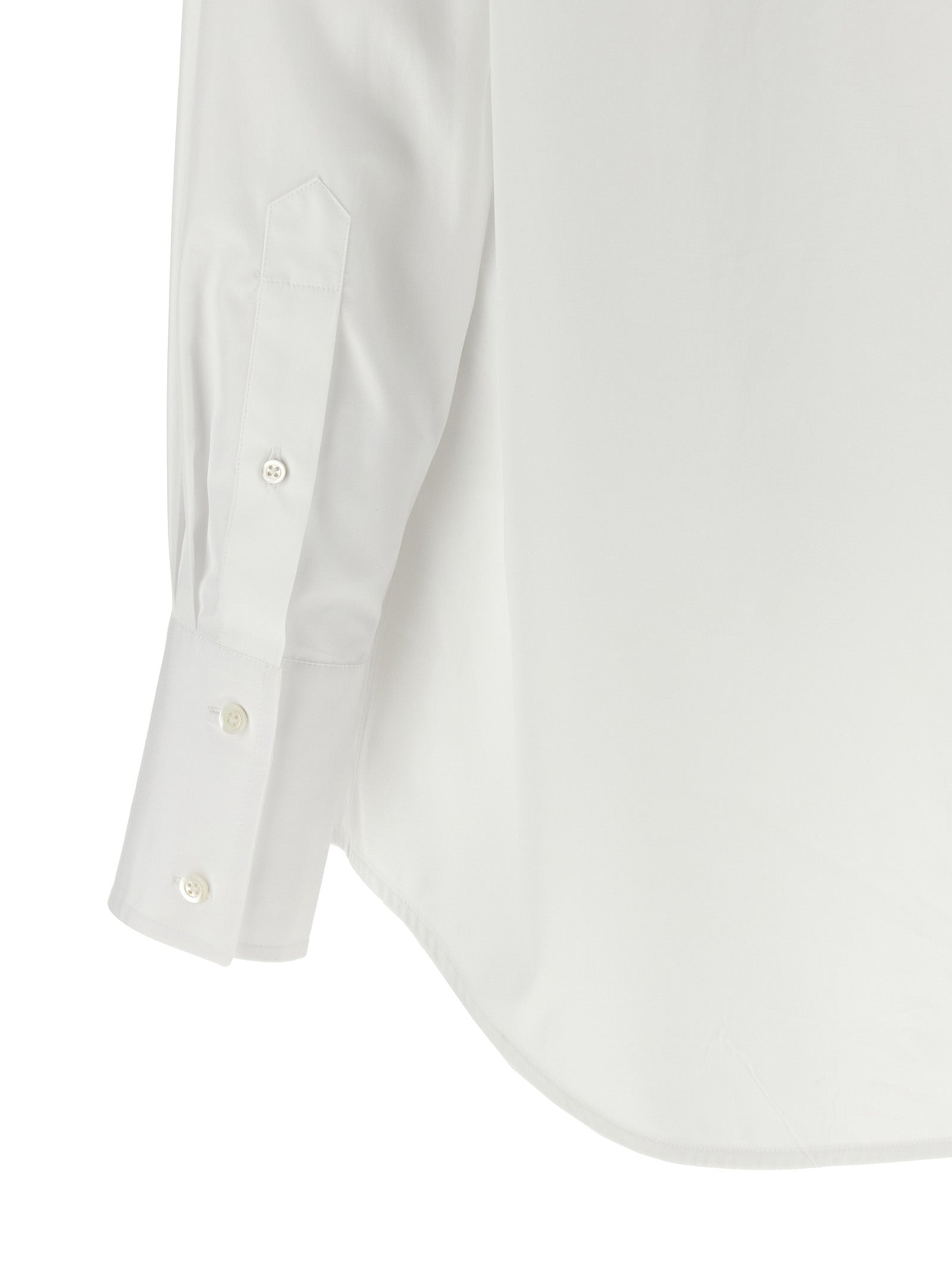 Poplin Shirt White Cotton Shirt, Blouse