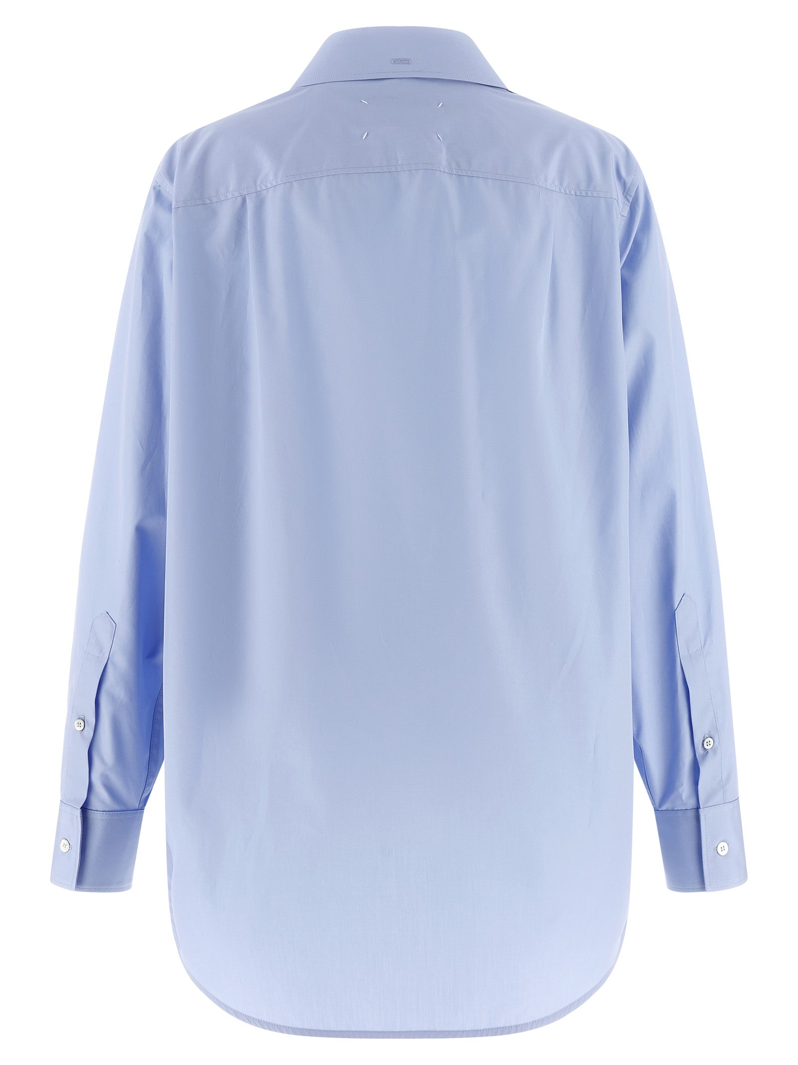 Poplin shirt Light Blue Cotton Shirt, Blouse
