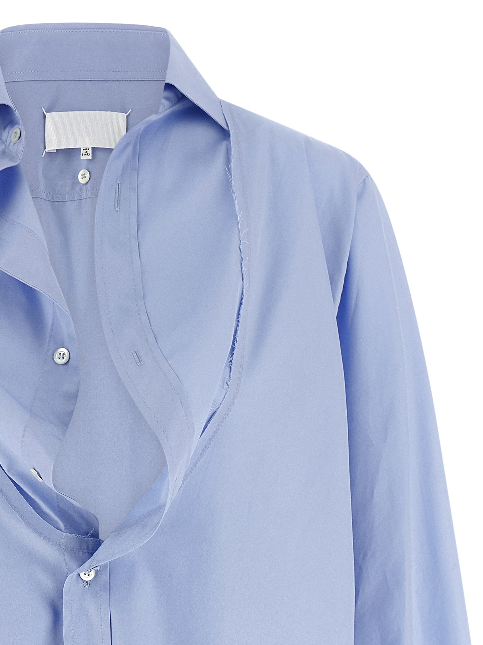 Poplin shirt Light Blue Cotton Shirt, Blouse