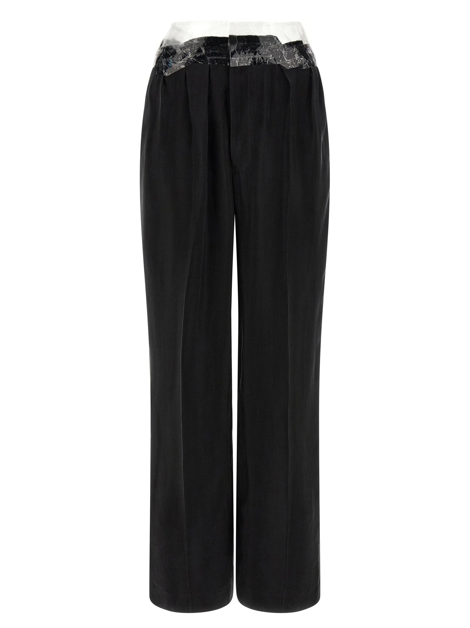 Taped Pants Black Cupro