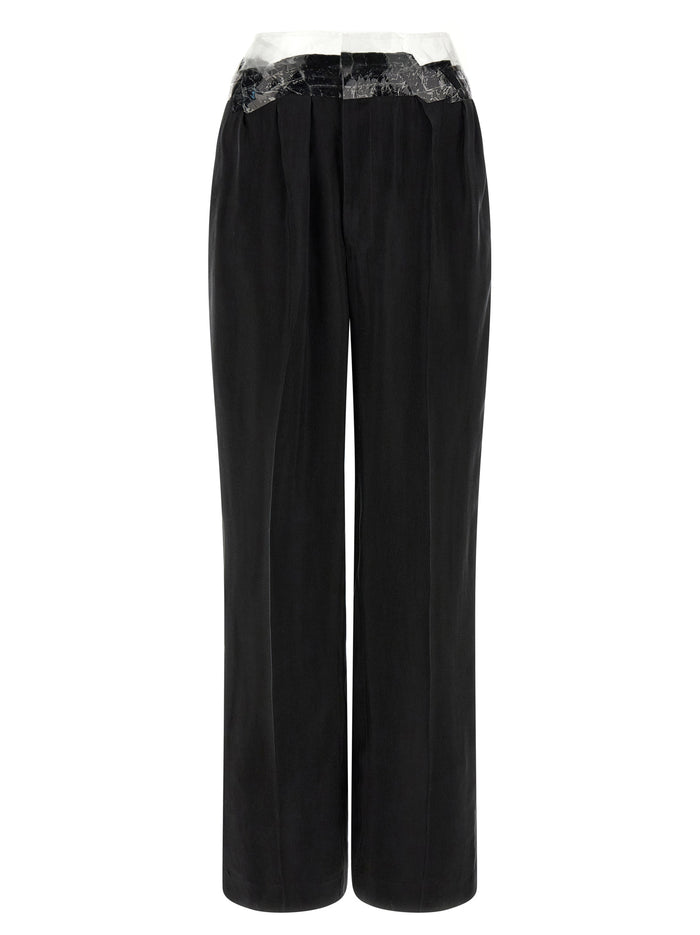 Taped Pants Black Cupro