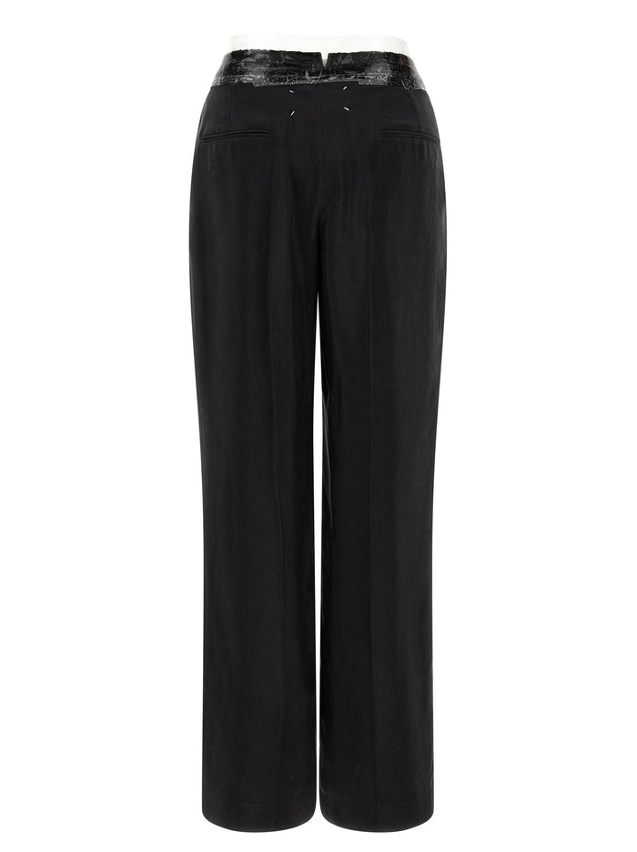 Taped Pants Black Cupro