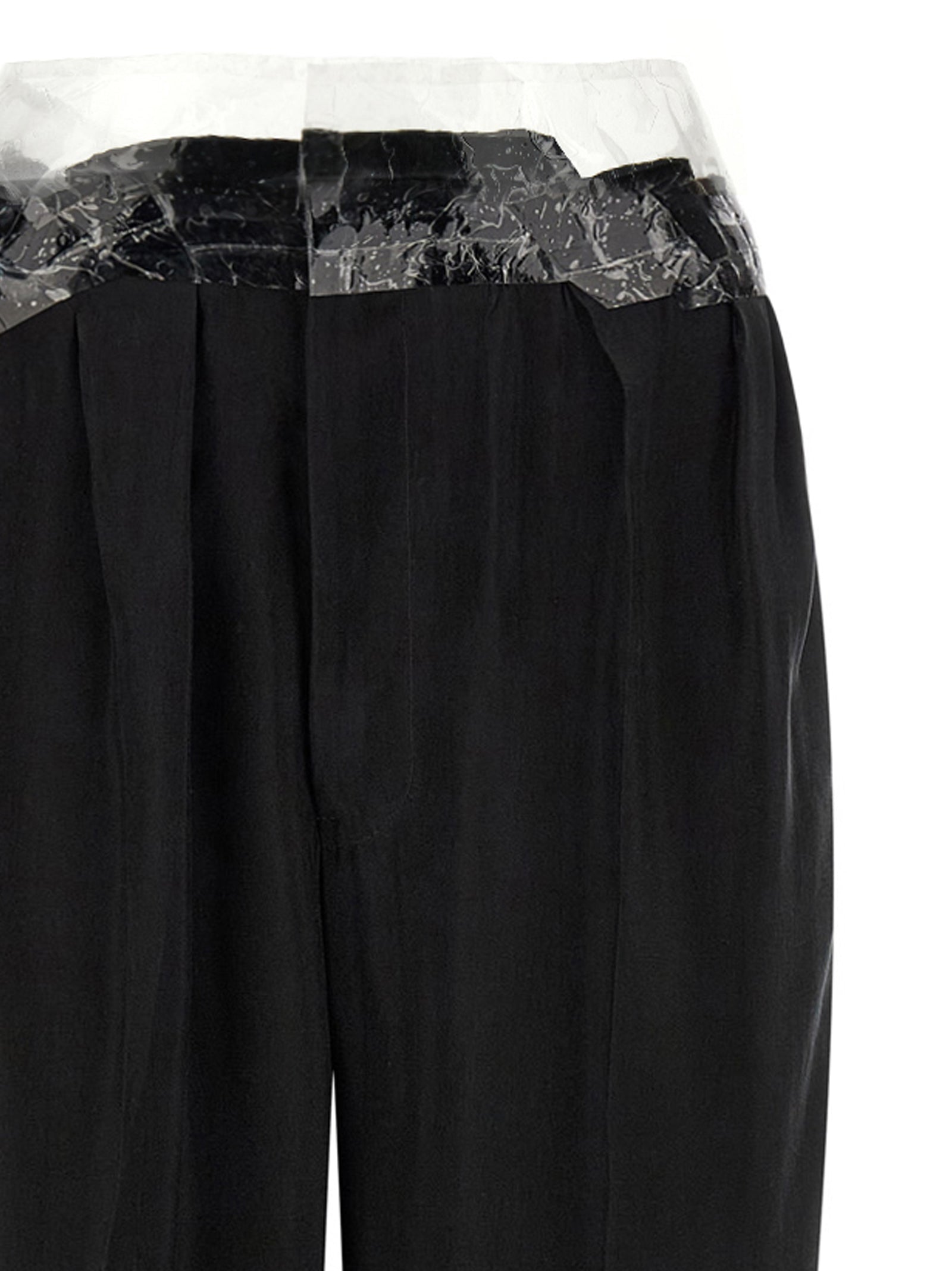Taped Pants Black Cupro