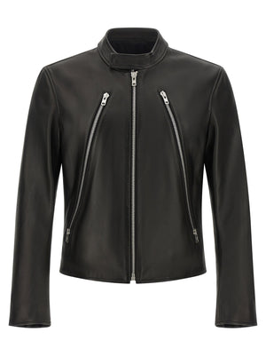 Maison Margiela 5-zip Leather Jacket