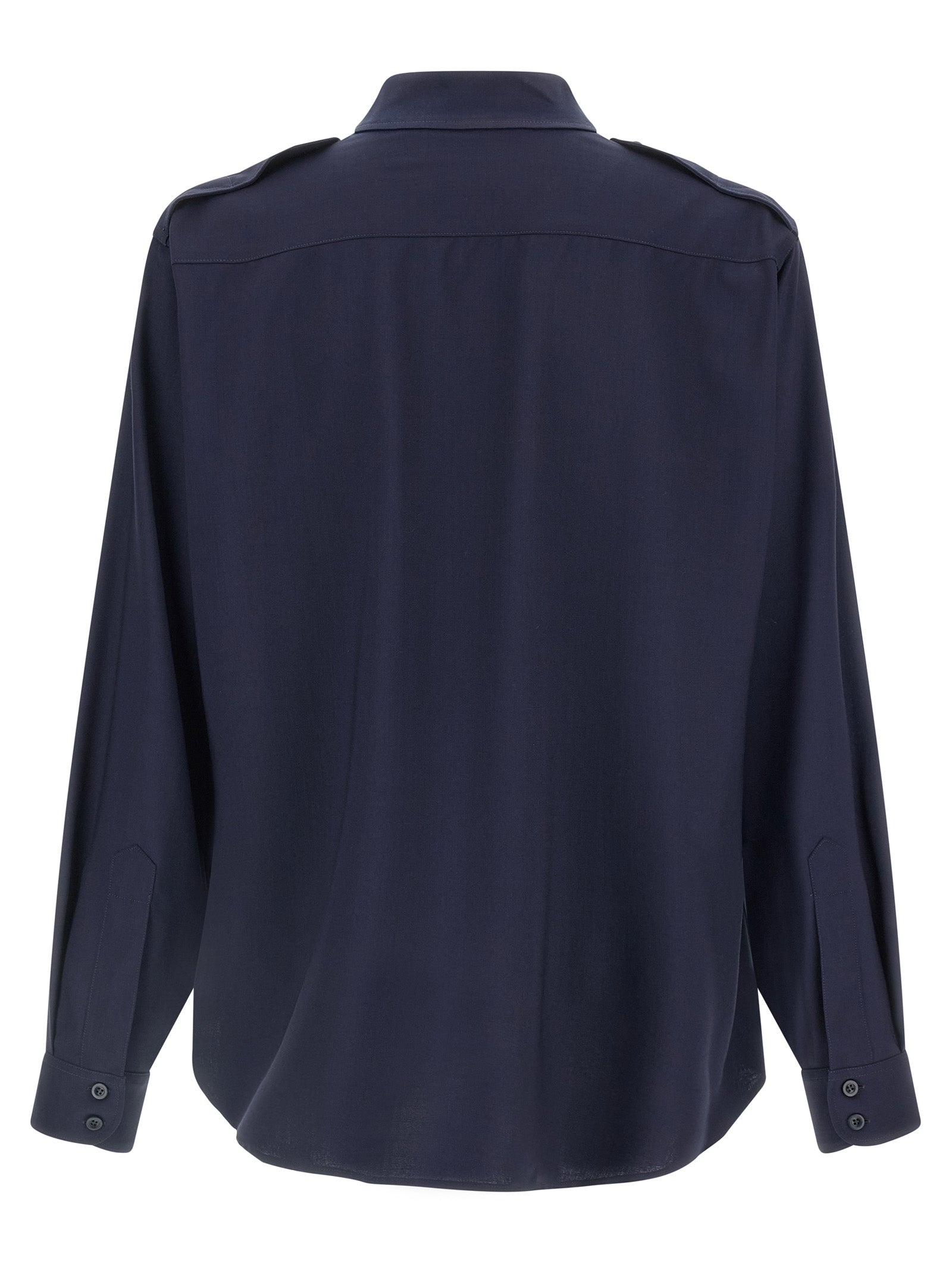 Pressed to Death shirt Blue Wool Shirt, Blouse