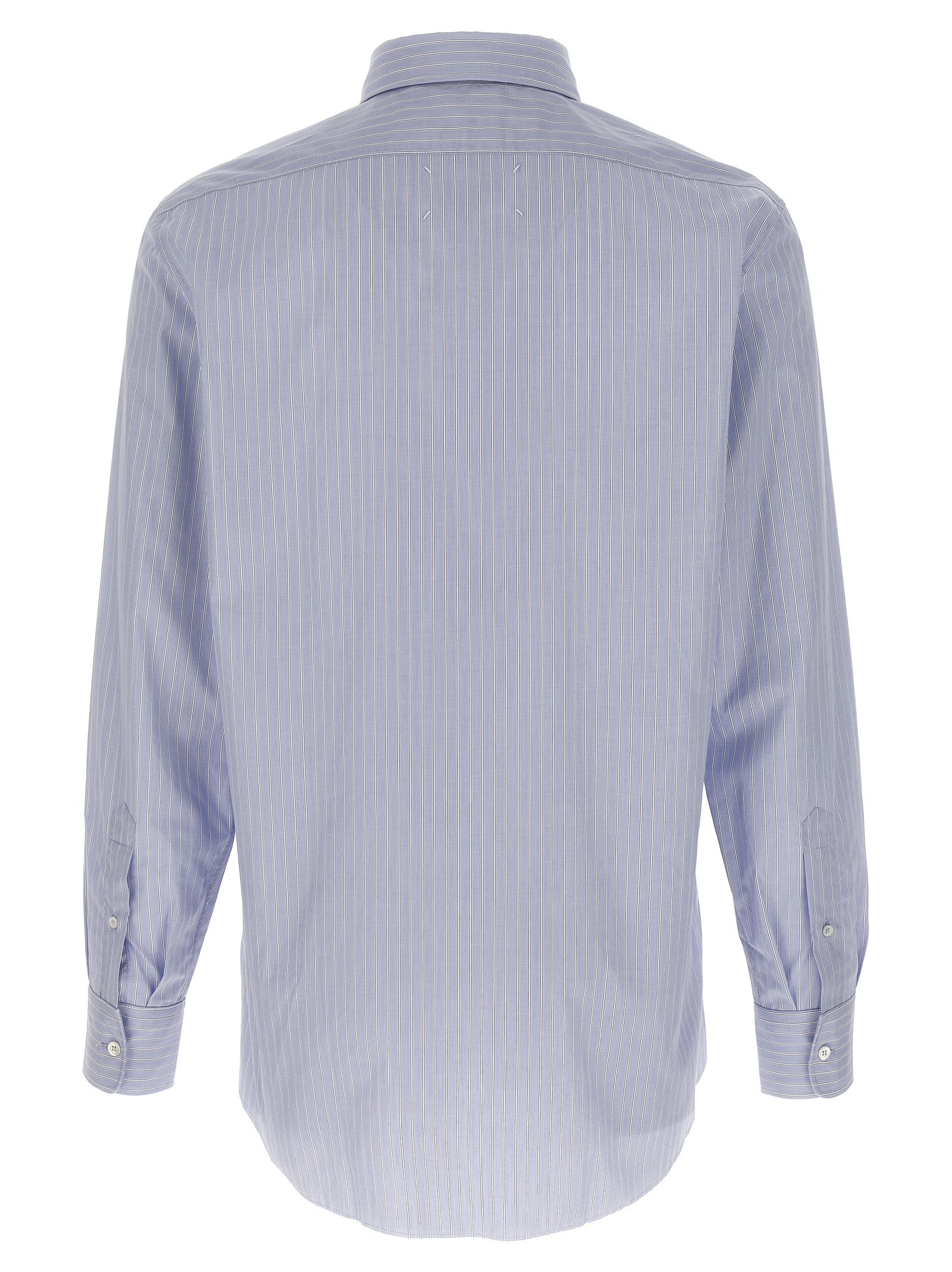 Striped shirt Light Blue Cotton Shirt, Blouse