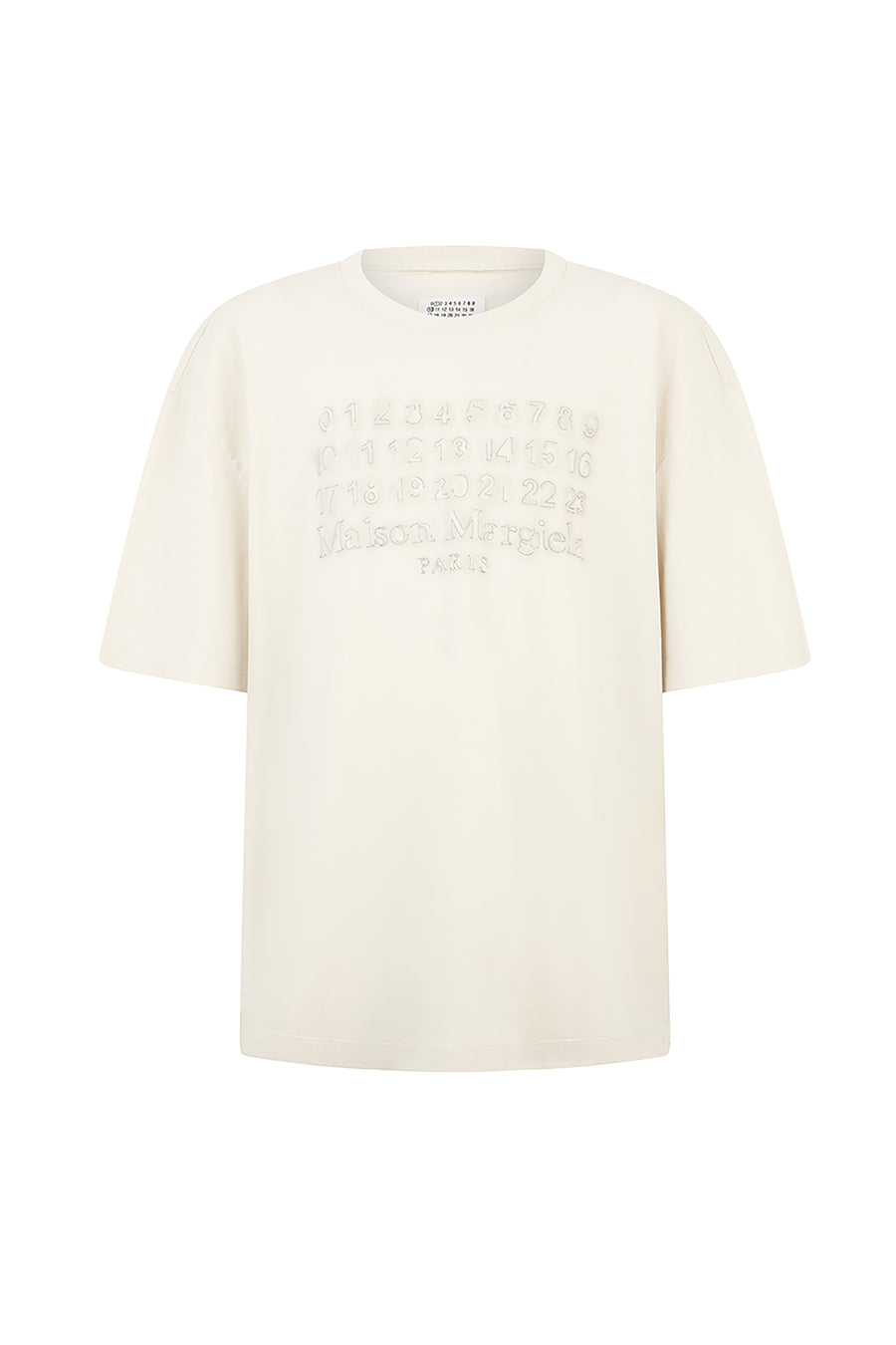 Short-Sleeved T-Shirt Cream Cotton T-shirts