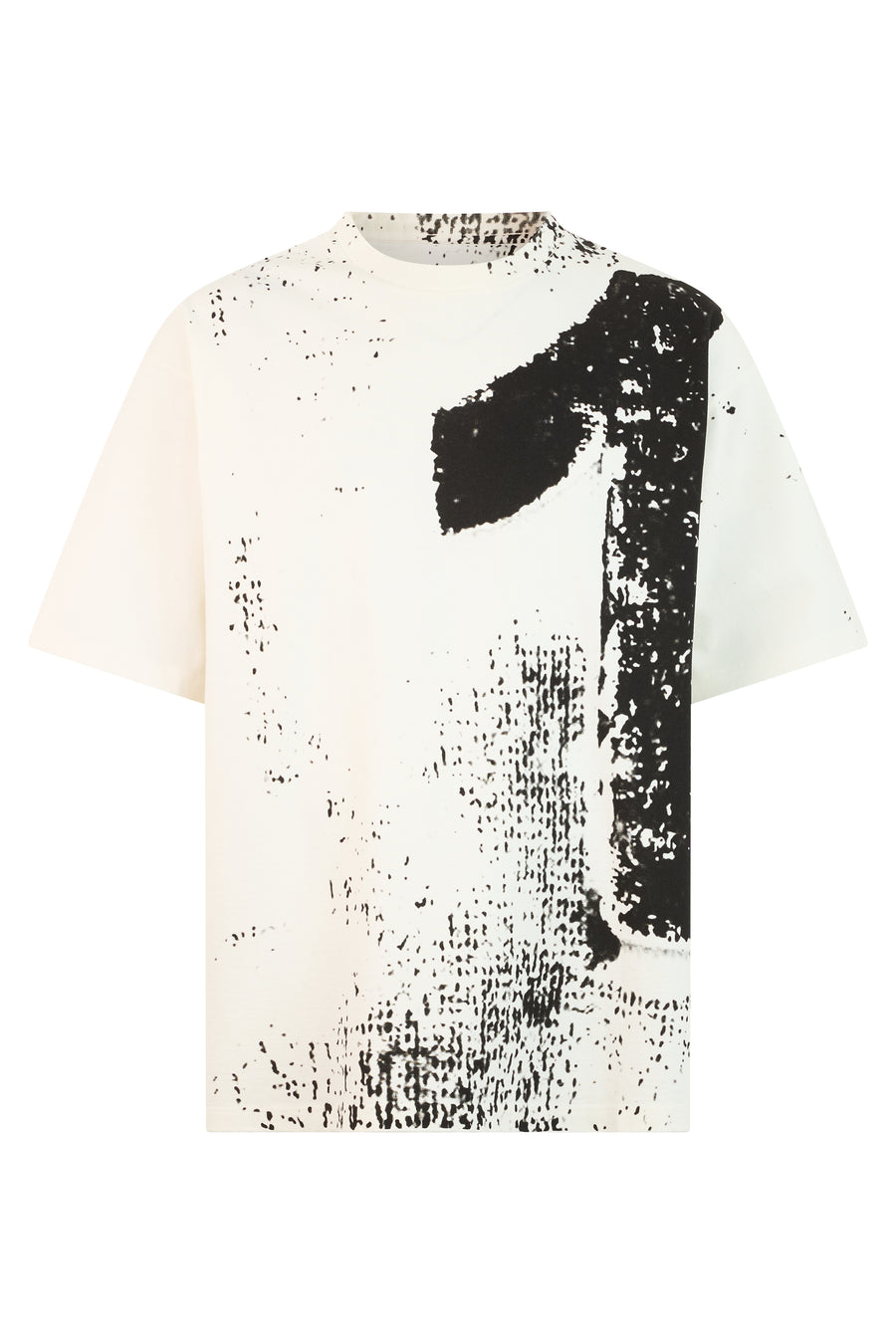 Short-Sleeve Cotton T-Shirt Off White T-shirts