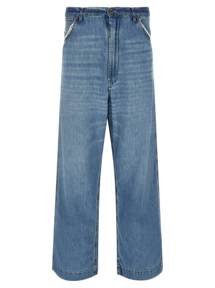 Four Stitches Jeans Blue Cotton