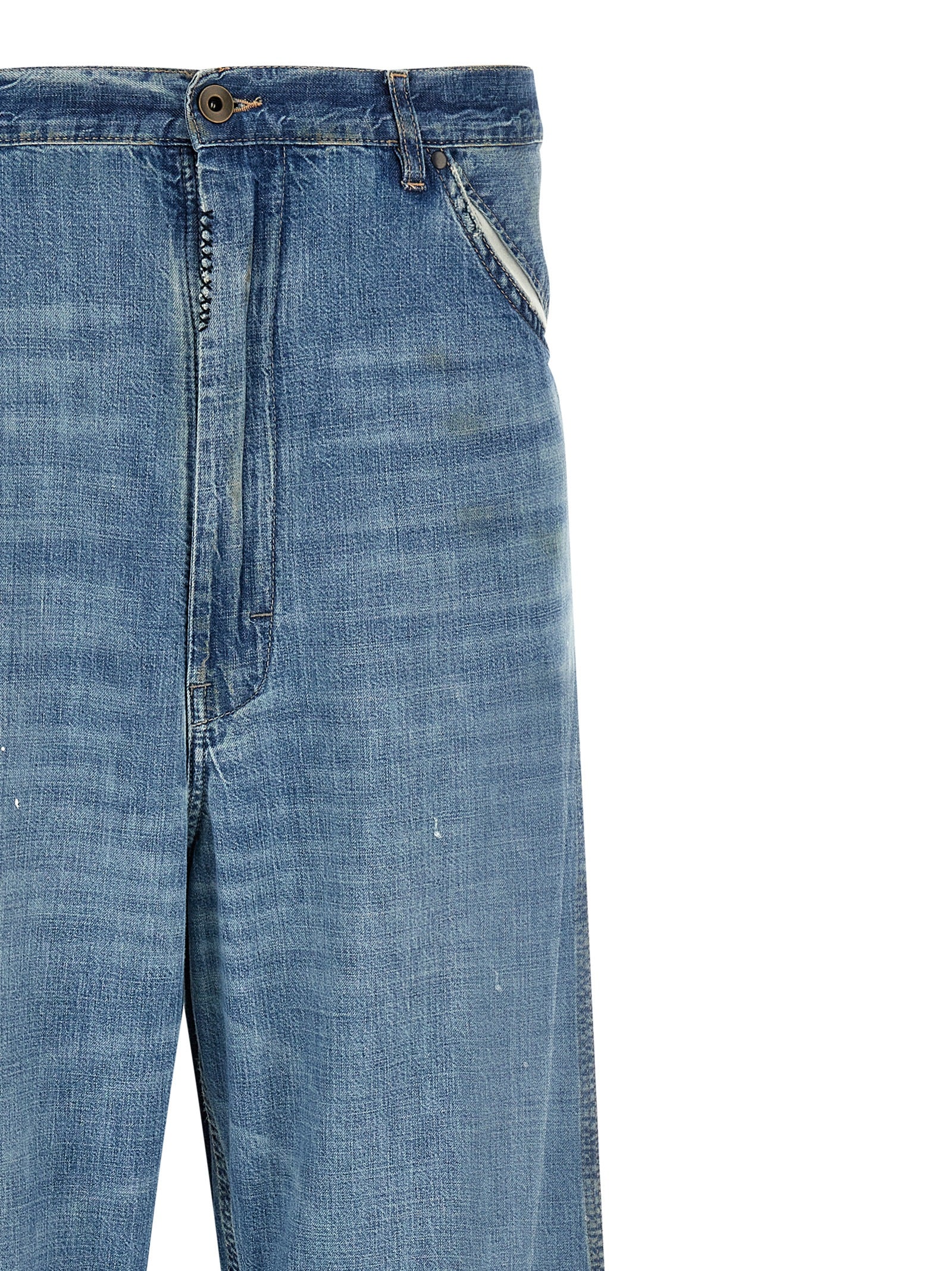 Four Stitches Jeans Blue Cotton