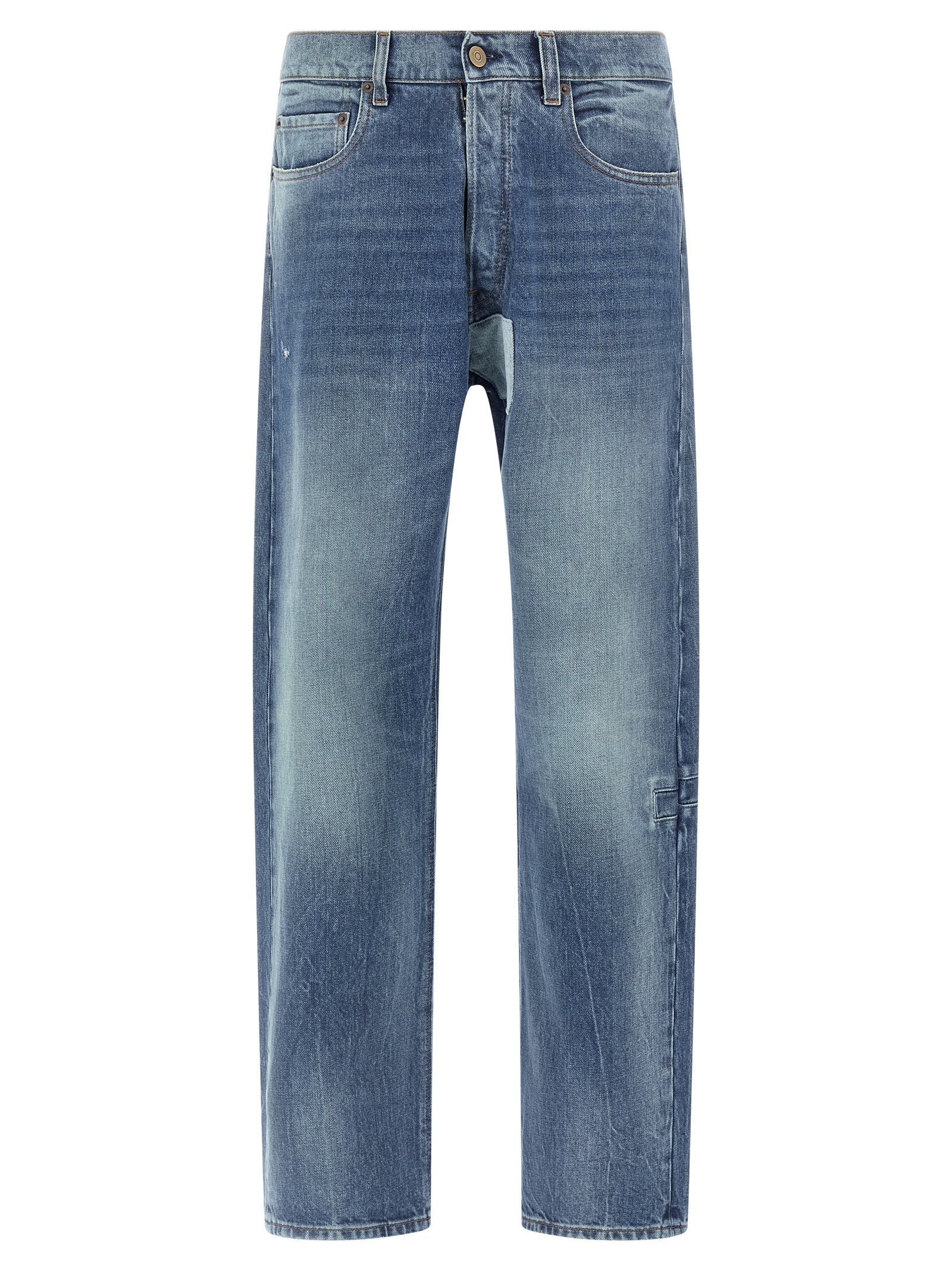 Patch jeans Blue Cotton