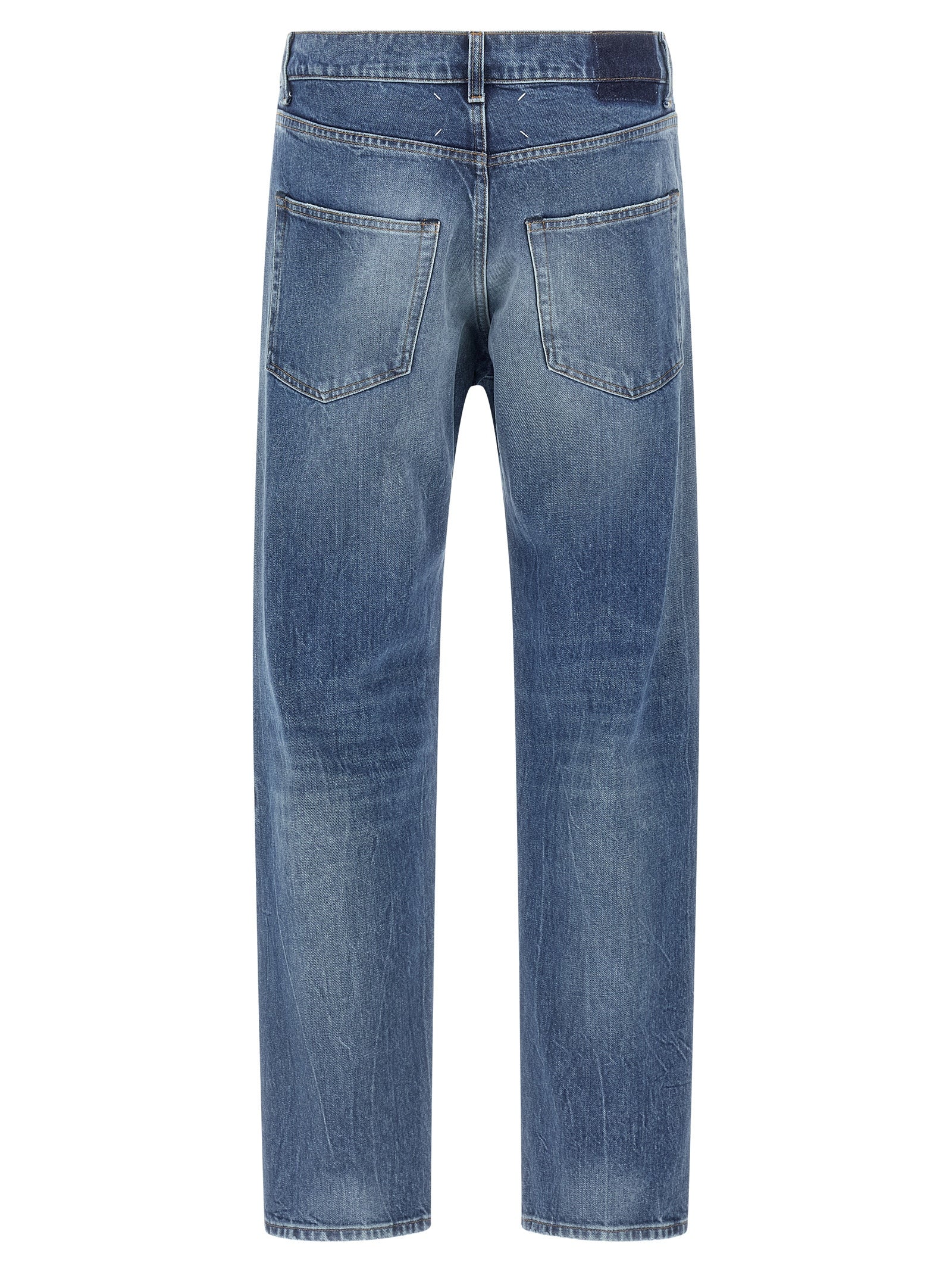 Patch jeans Blue Cotton