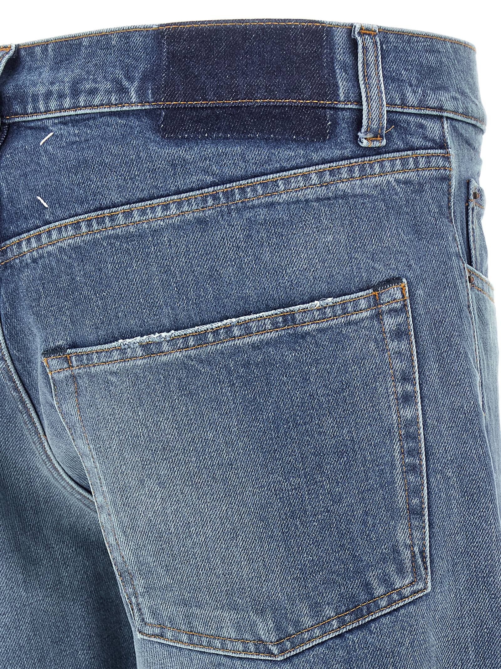 Patch jeans Blue Cotton