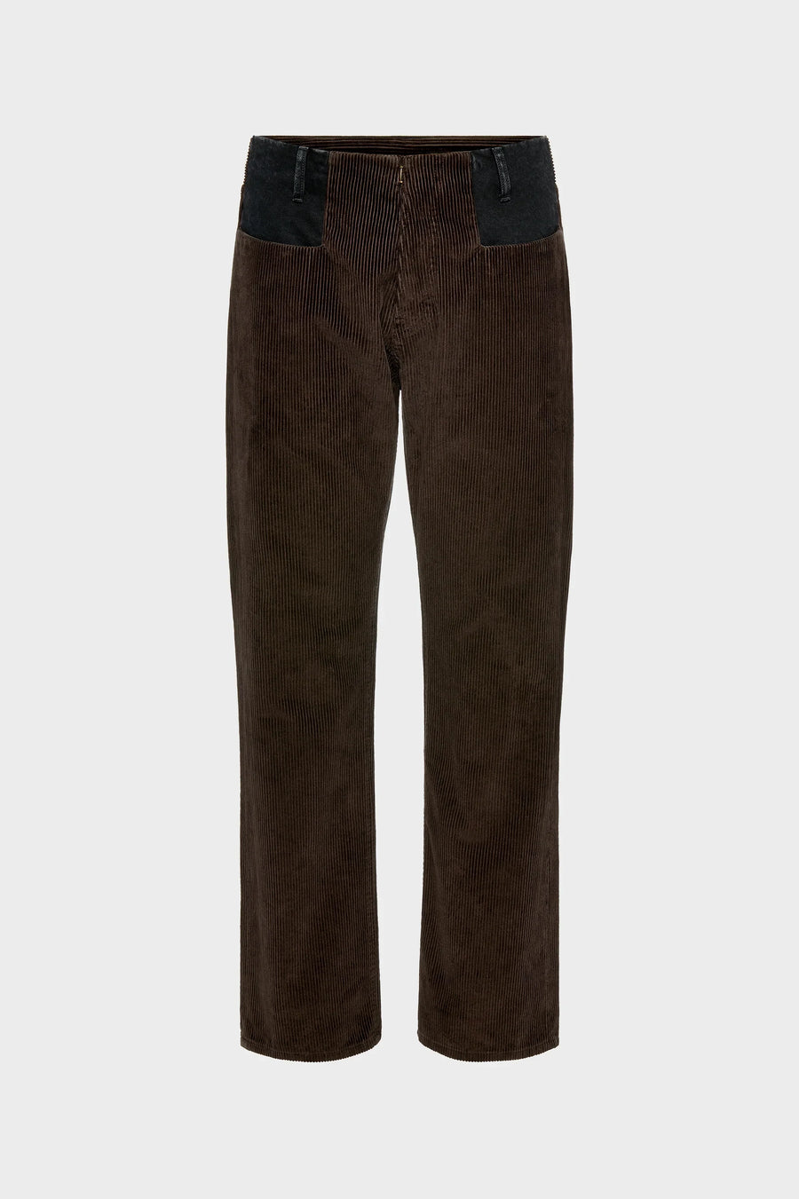 Waistless Trousers Brown