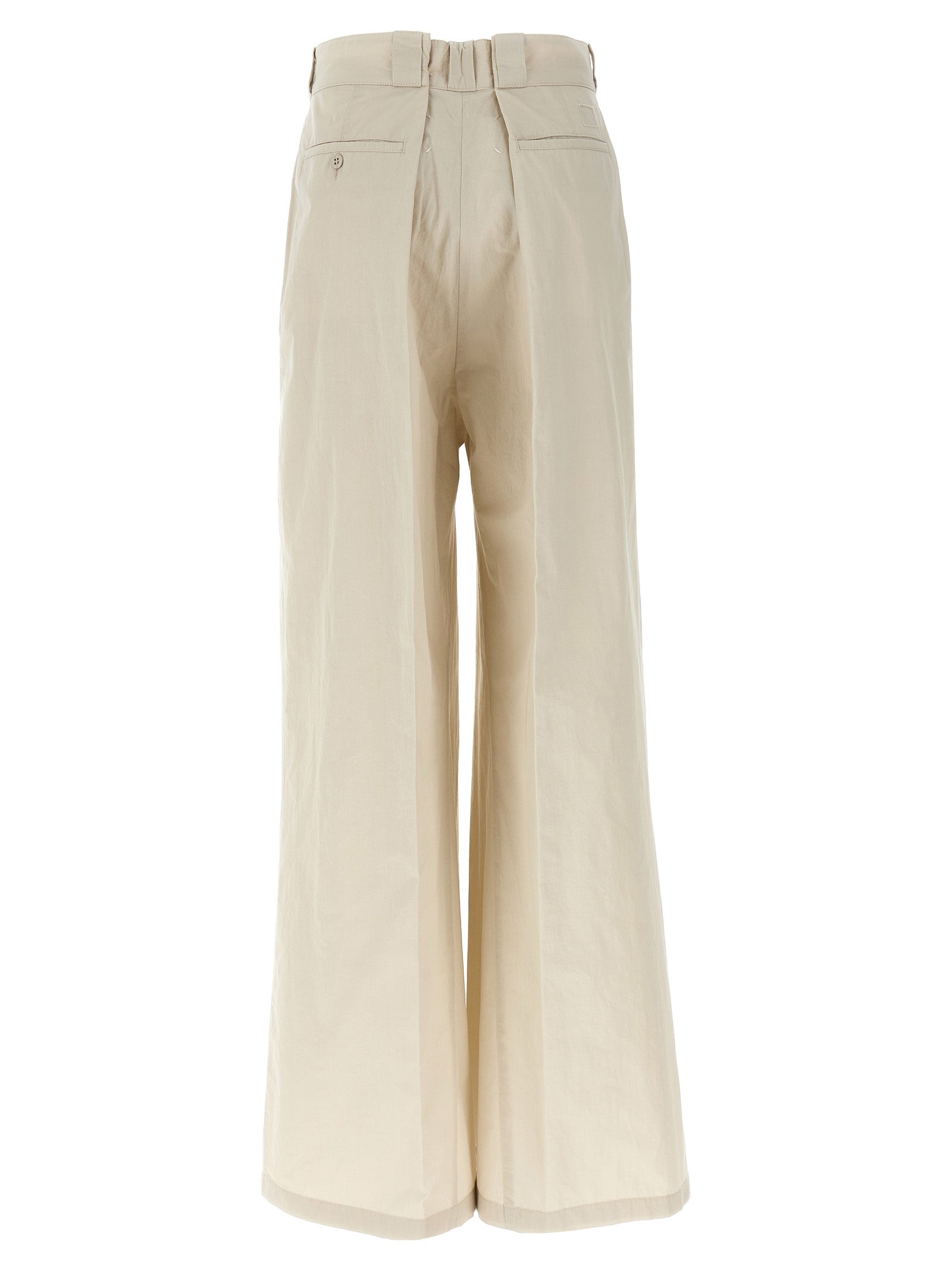 Wide range of trousers Beige Cotton Polyamide Pant