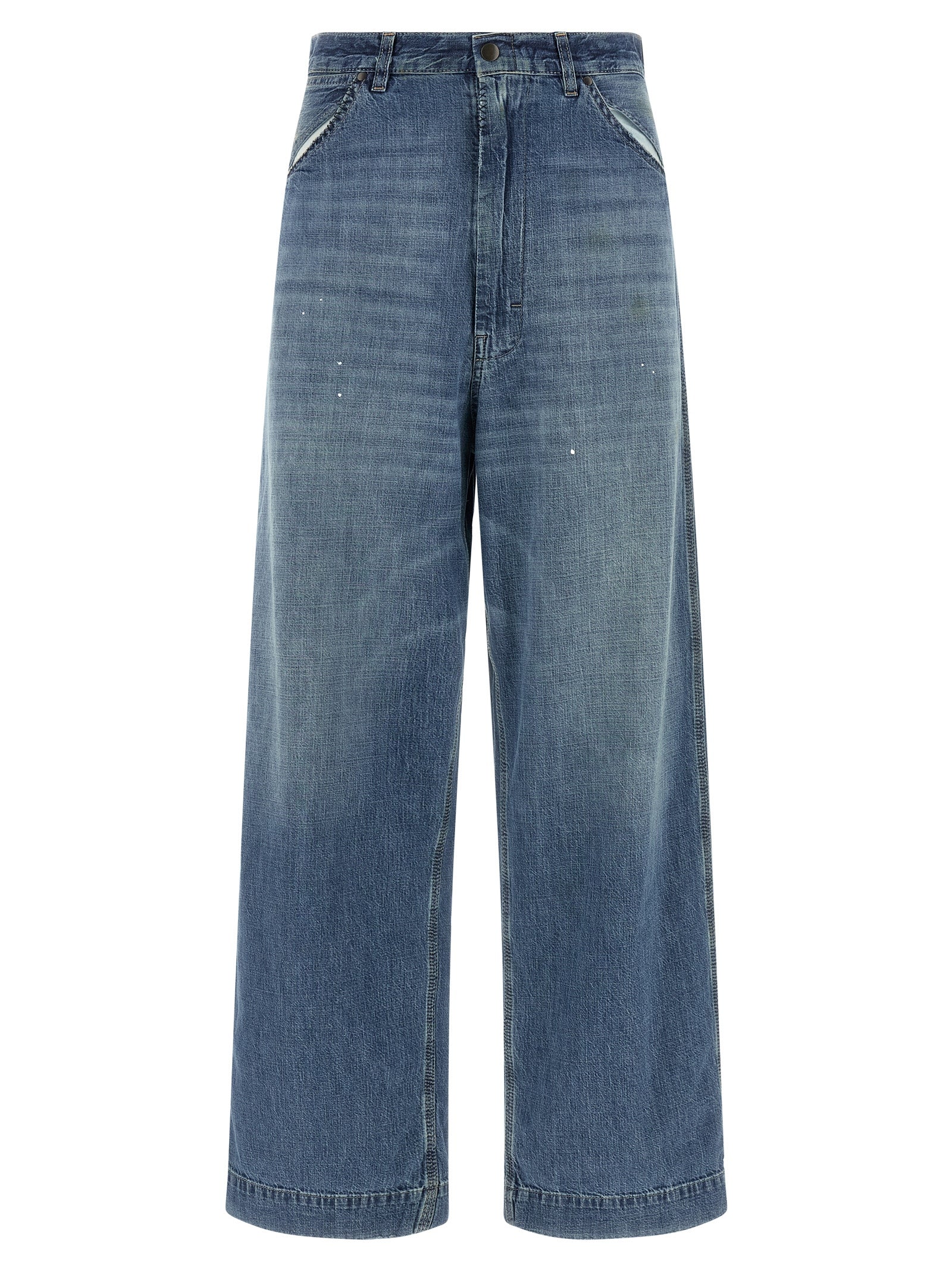 Four Stitches Jeans Blue Cotton