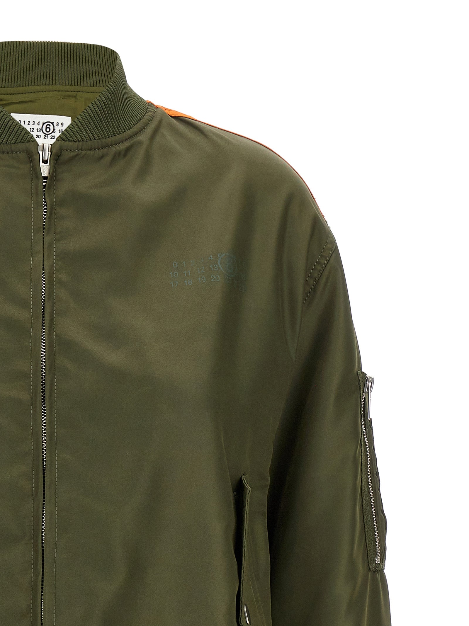Bomber jacket Green Polyamide Down Jacket, Parka, Casual