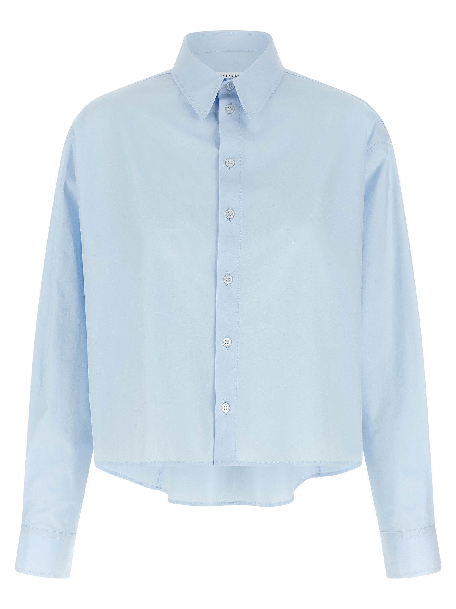 Poplin shirt Light Blue Cotton Shirt, Blouse