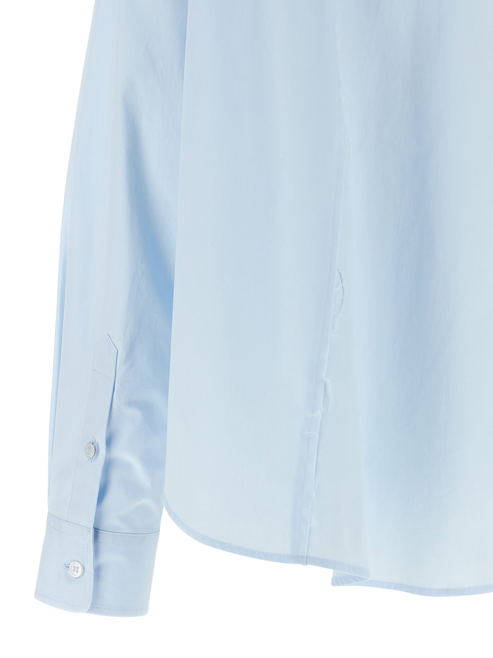 Poplin shirt Light Blue Cotton Shirt, Blouse