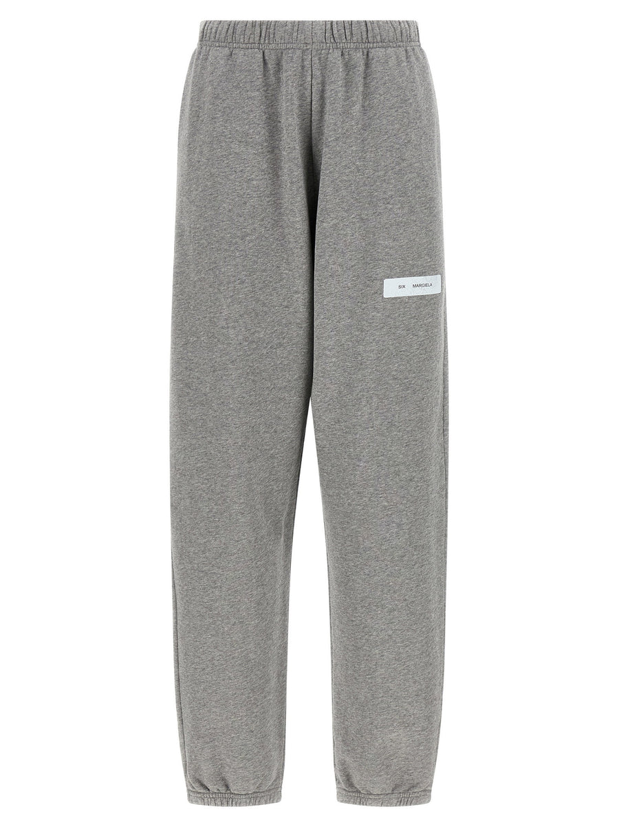 Mm6 Maison Margiela Cotton Sweatshirt Joggers — Gray