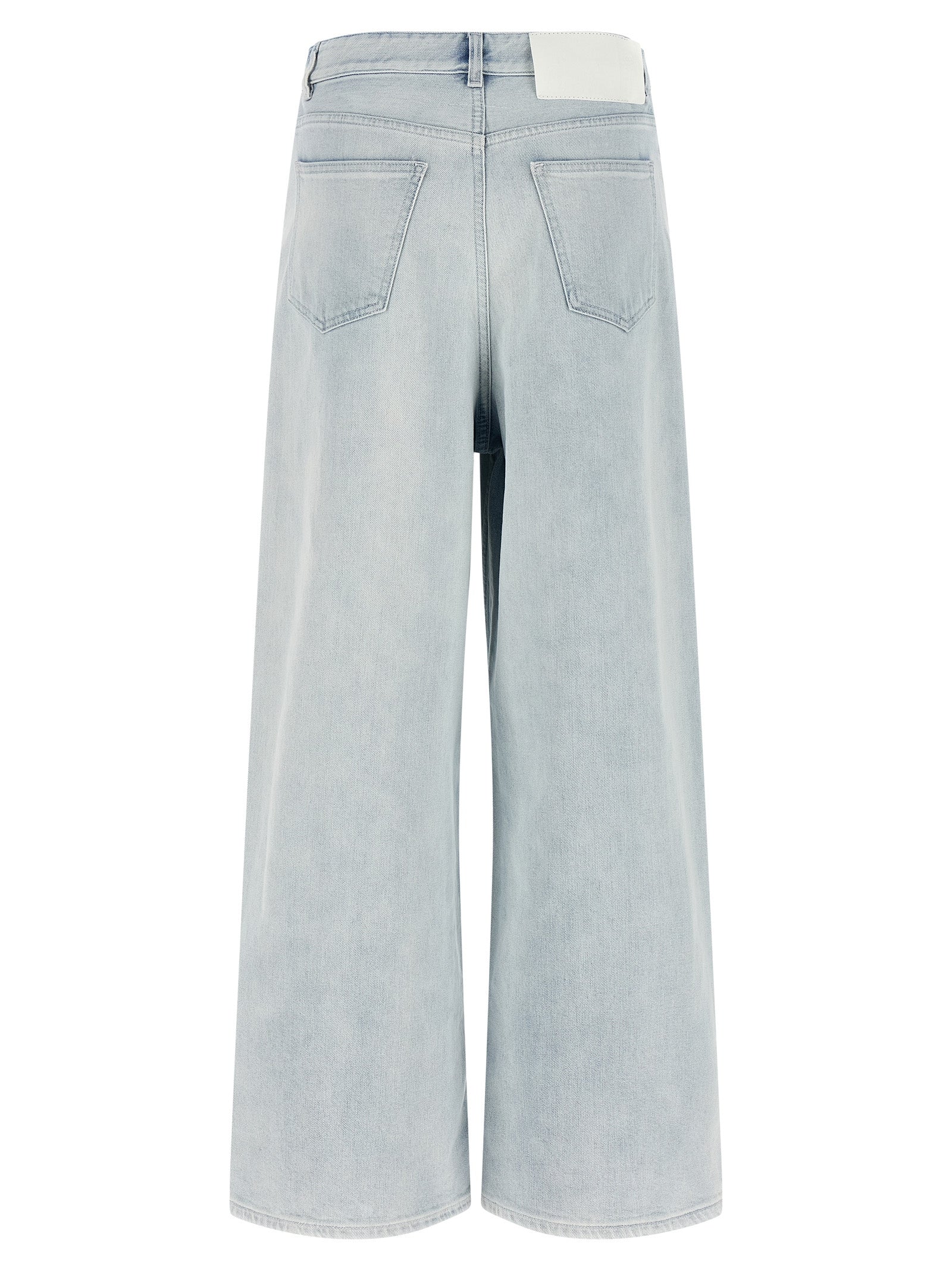 Drawstring jeans Light Blue Cotton