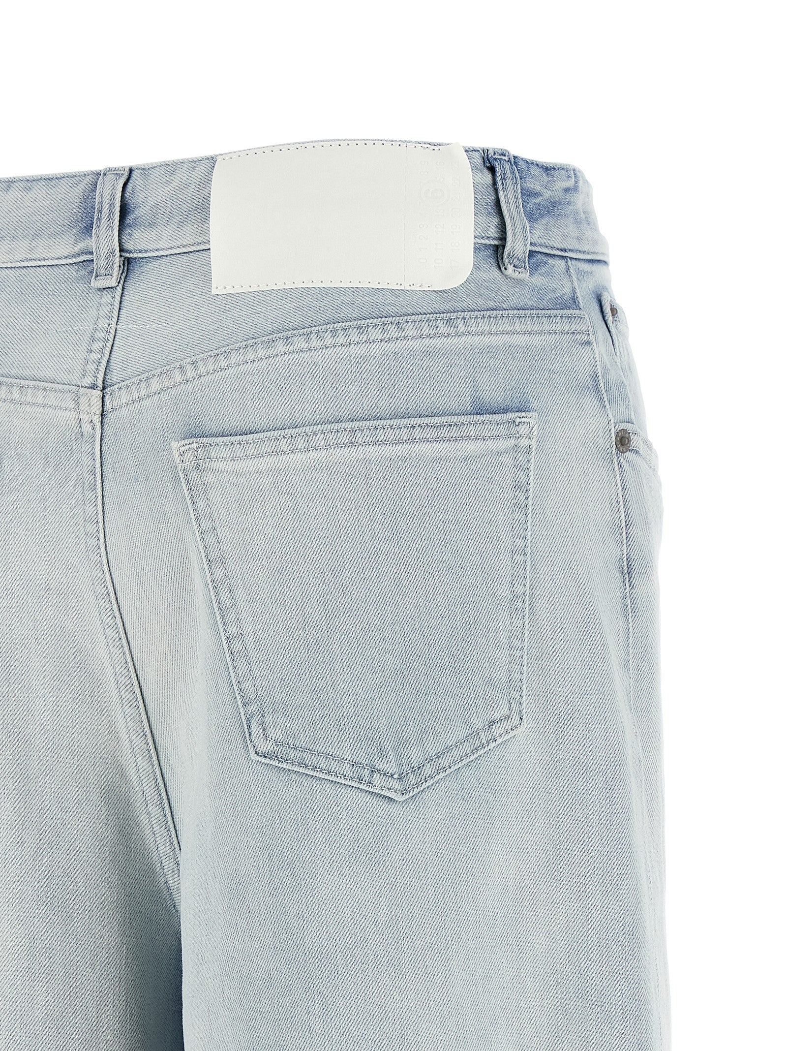 Drawstring jeans Light Blue Cotton