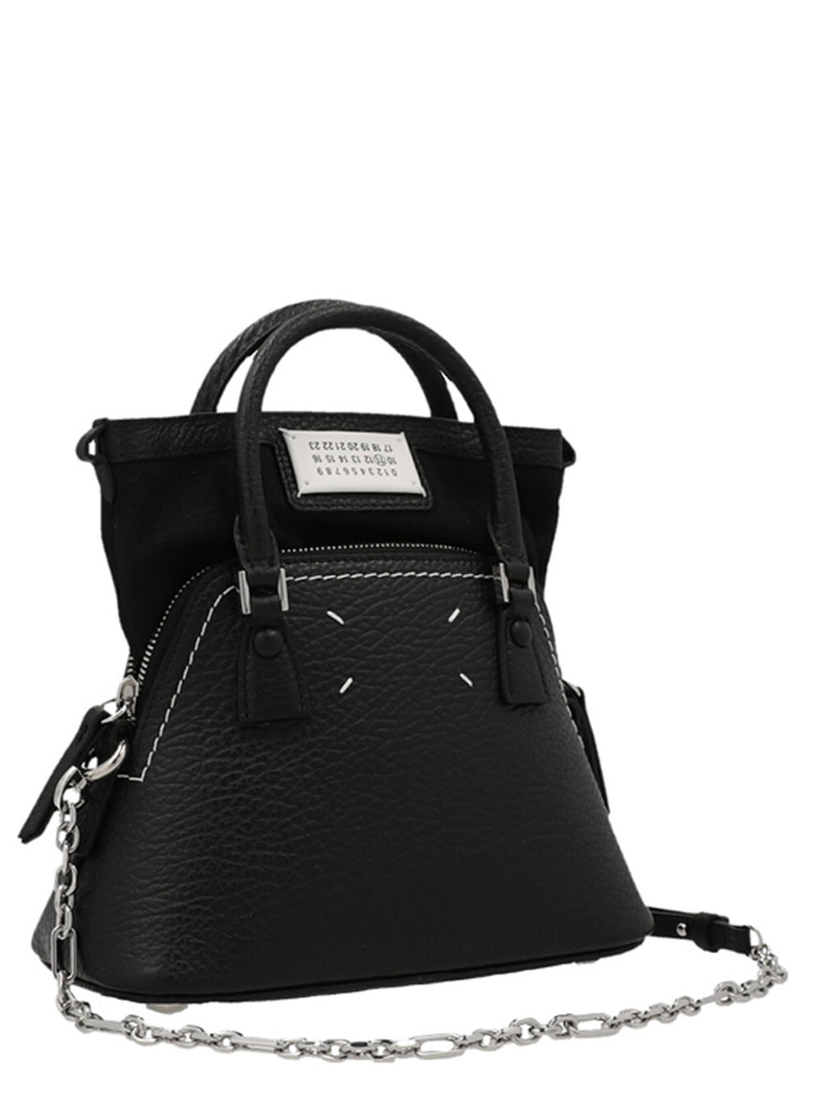 5AC Classique Micro handbag Black Polyvinyl Butyral Hand Bags
