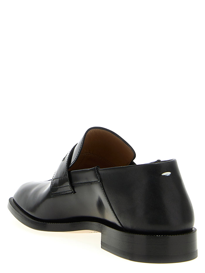 Tabi loafers Black Calf Leather (bos Taurus)