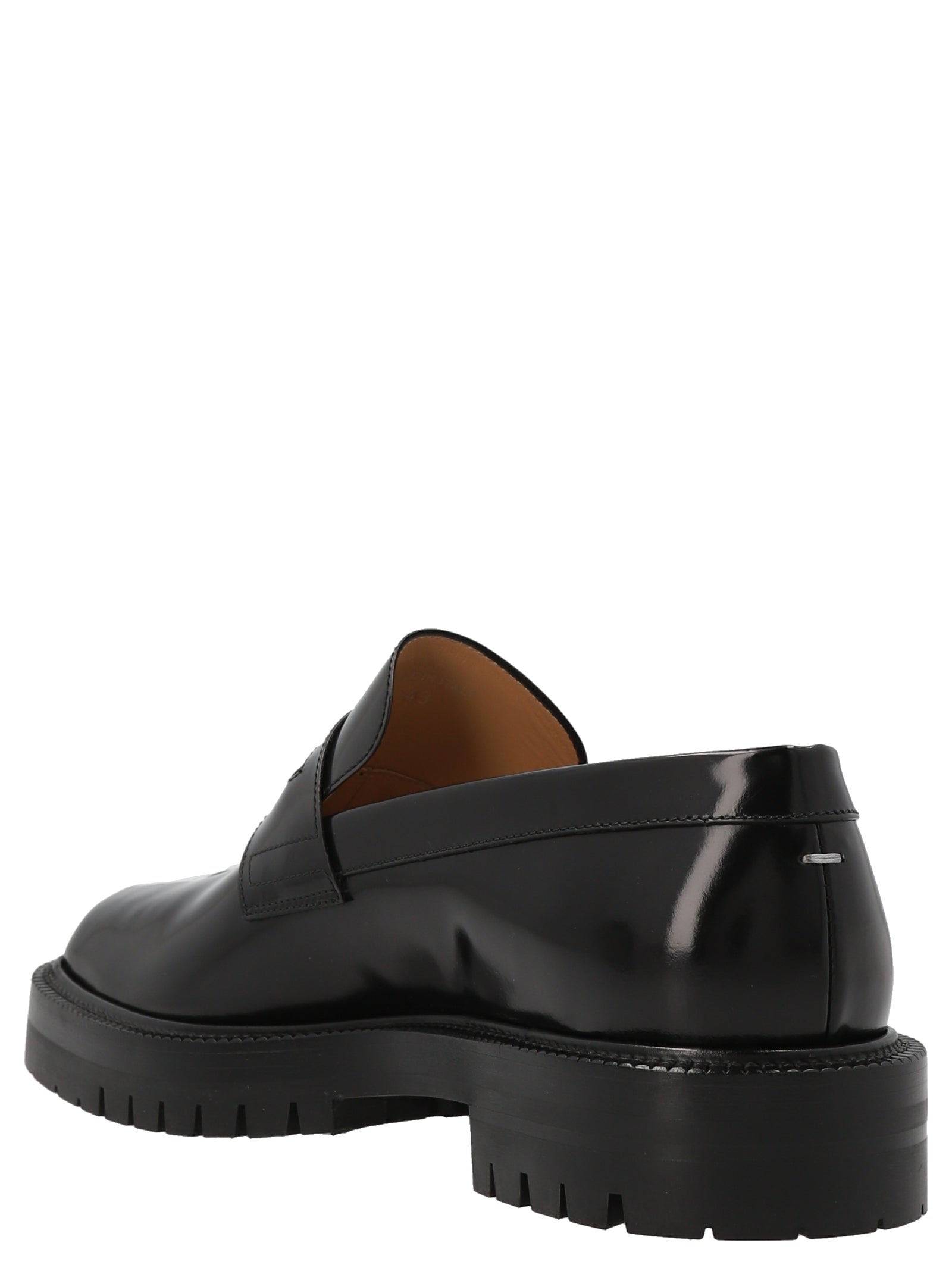 Tabi loafers Black Calf Leather (bos Taurus)
