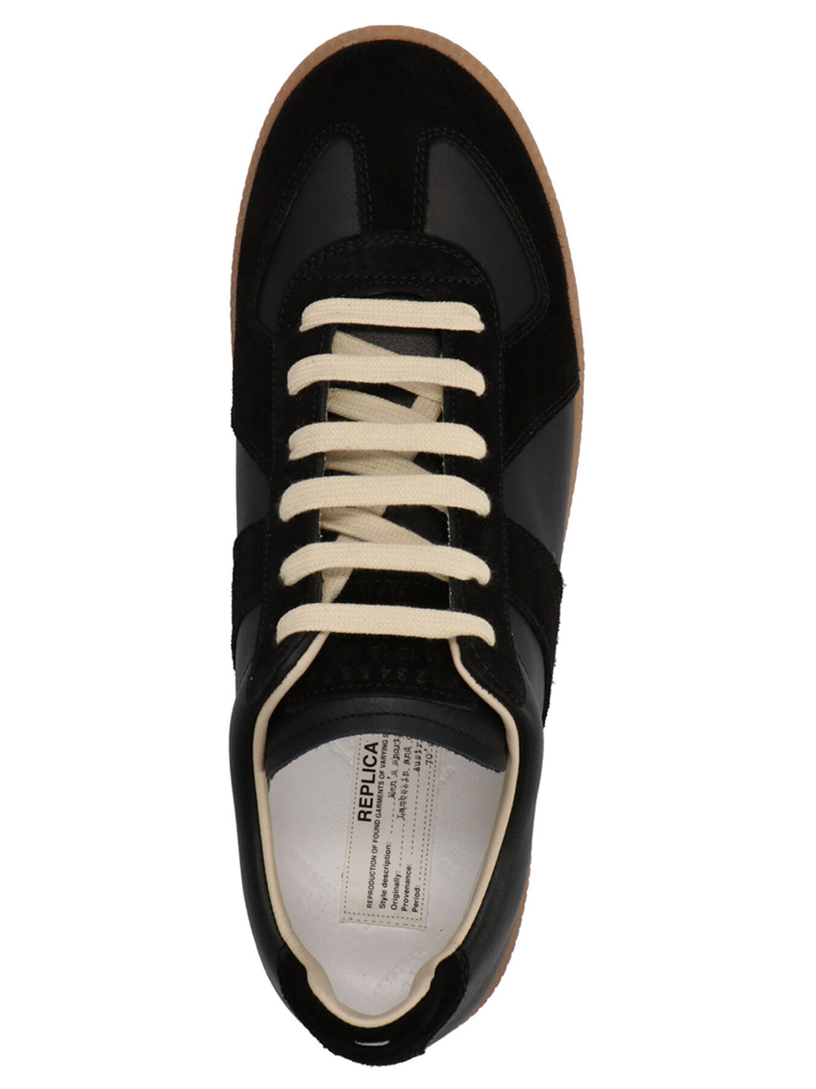 Replica Sneakers Black Polyvinyl Butyral