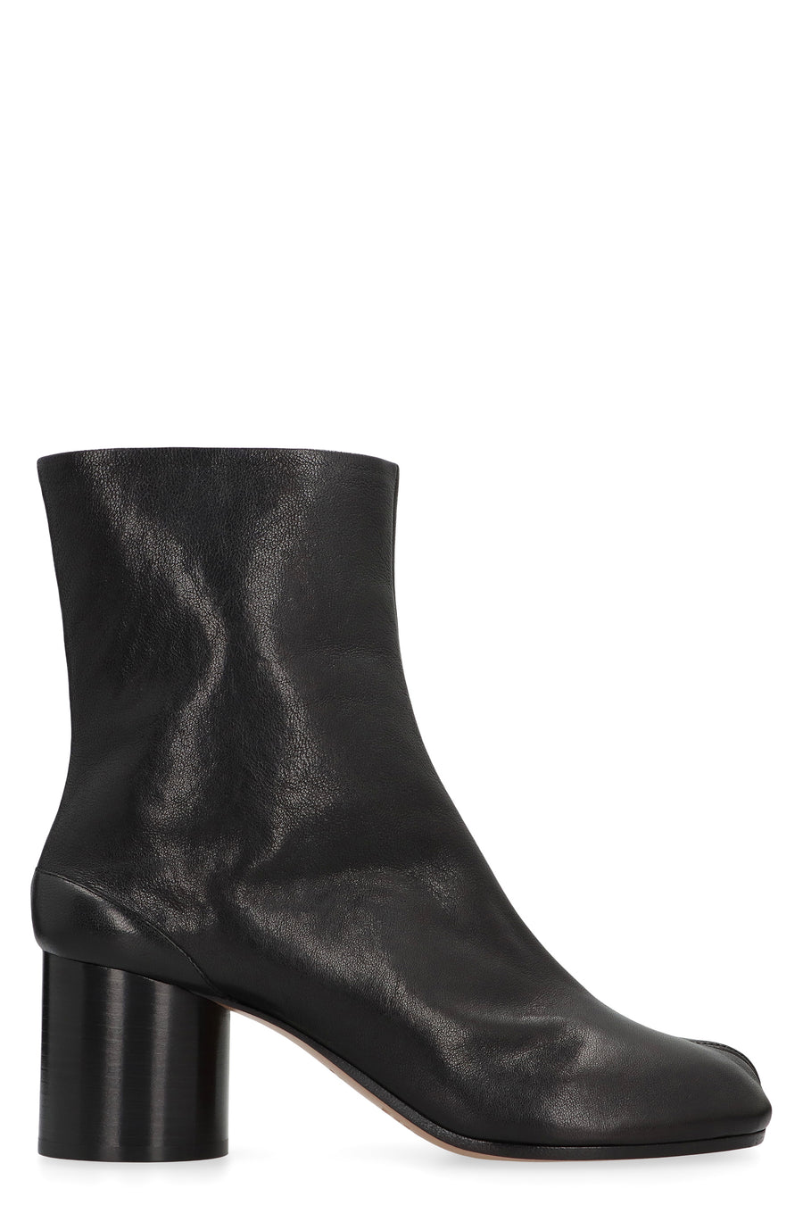 Ankle Boots Tabi Black Leather Cow Hide