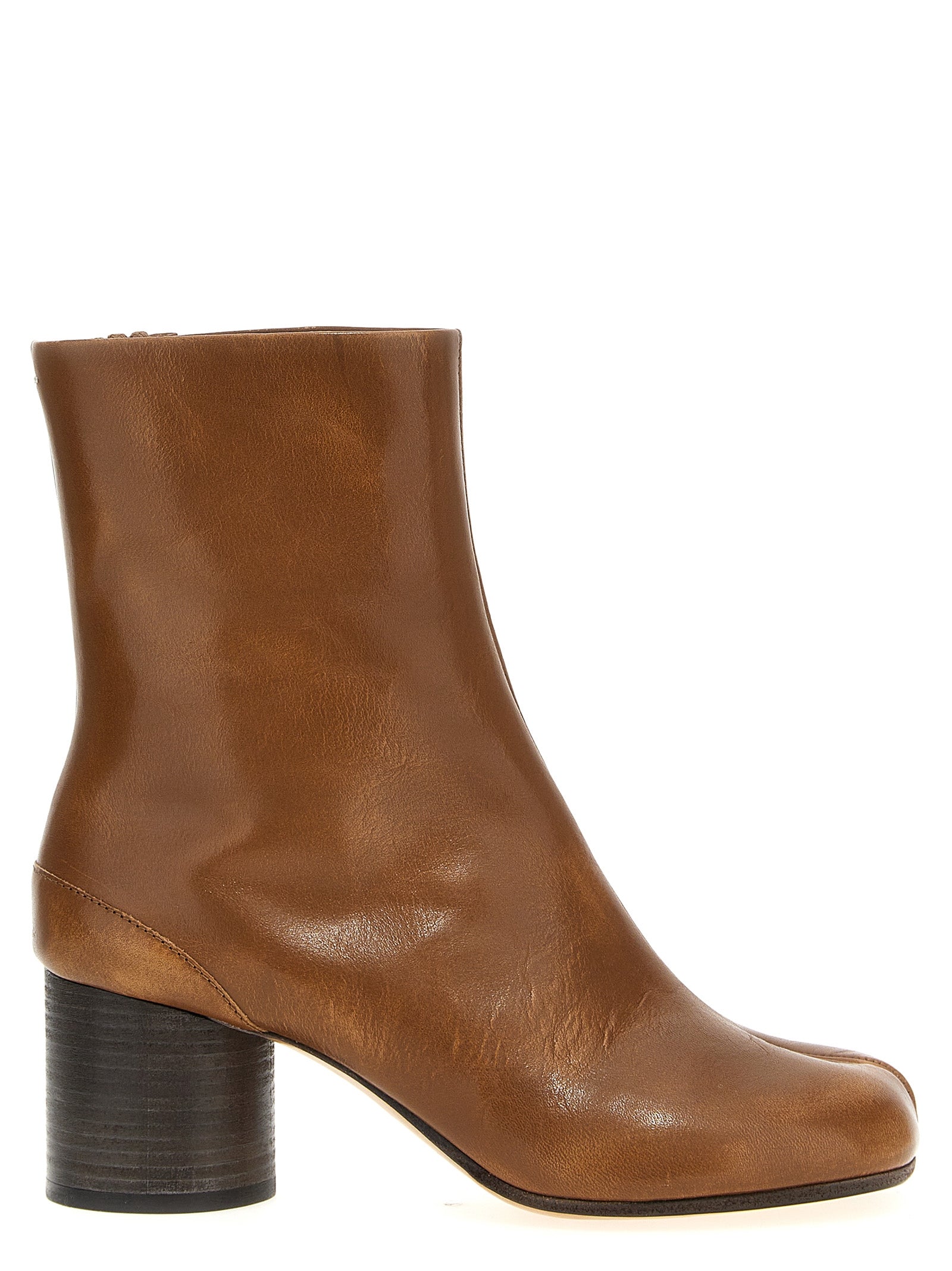 Tabi ankle boots Brown Calfskin Leather (bos Taurus) Boots