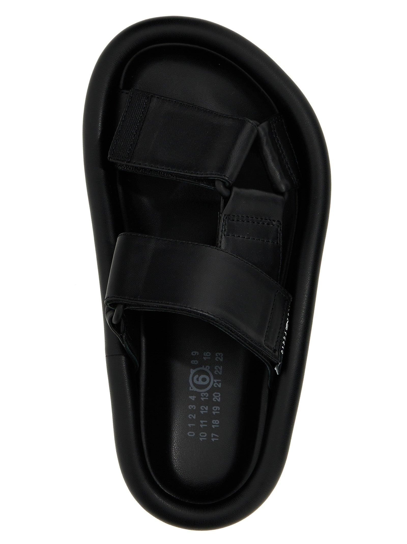 Leather sandals Black
