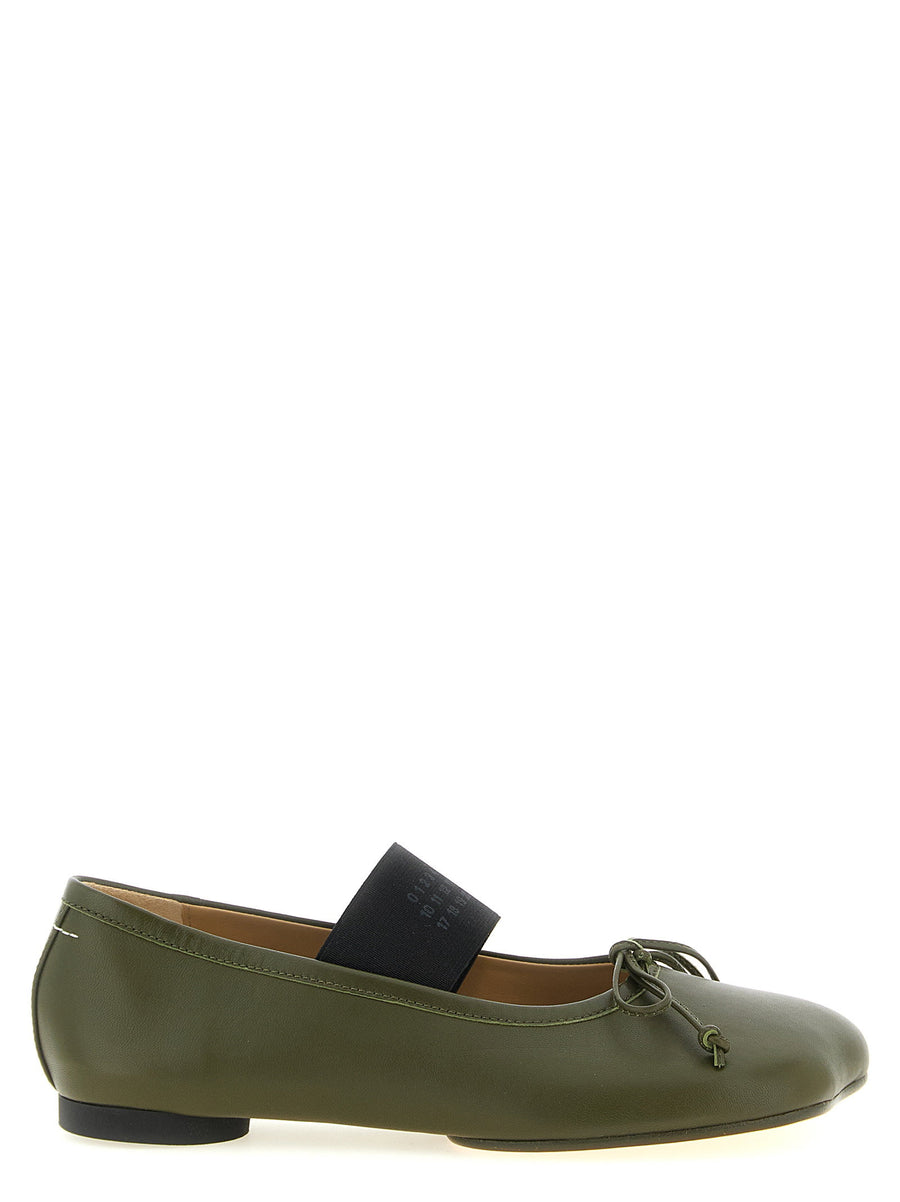 Mm6 Maison Margiela Ballet Flats — Green