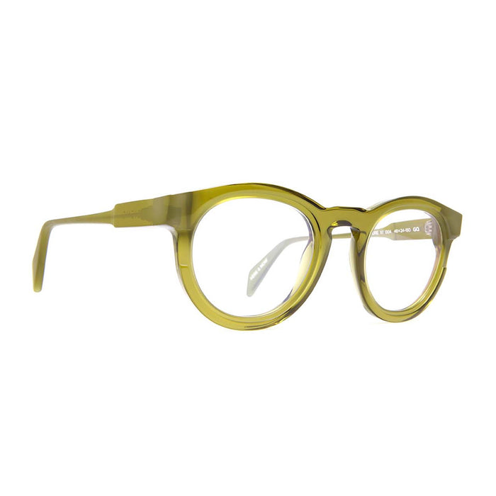 Siens CREATURE 117 004 Verde Oliva Trasparente Acetate Occhiali Da Vista