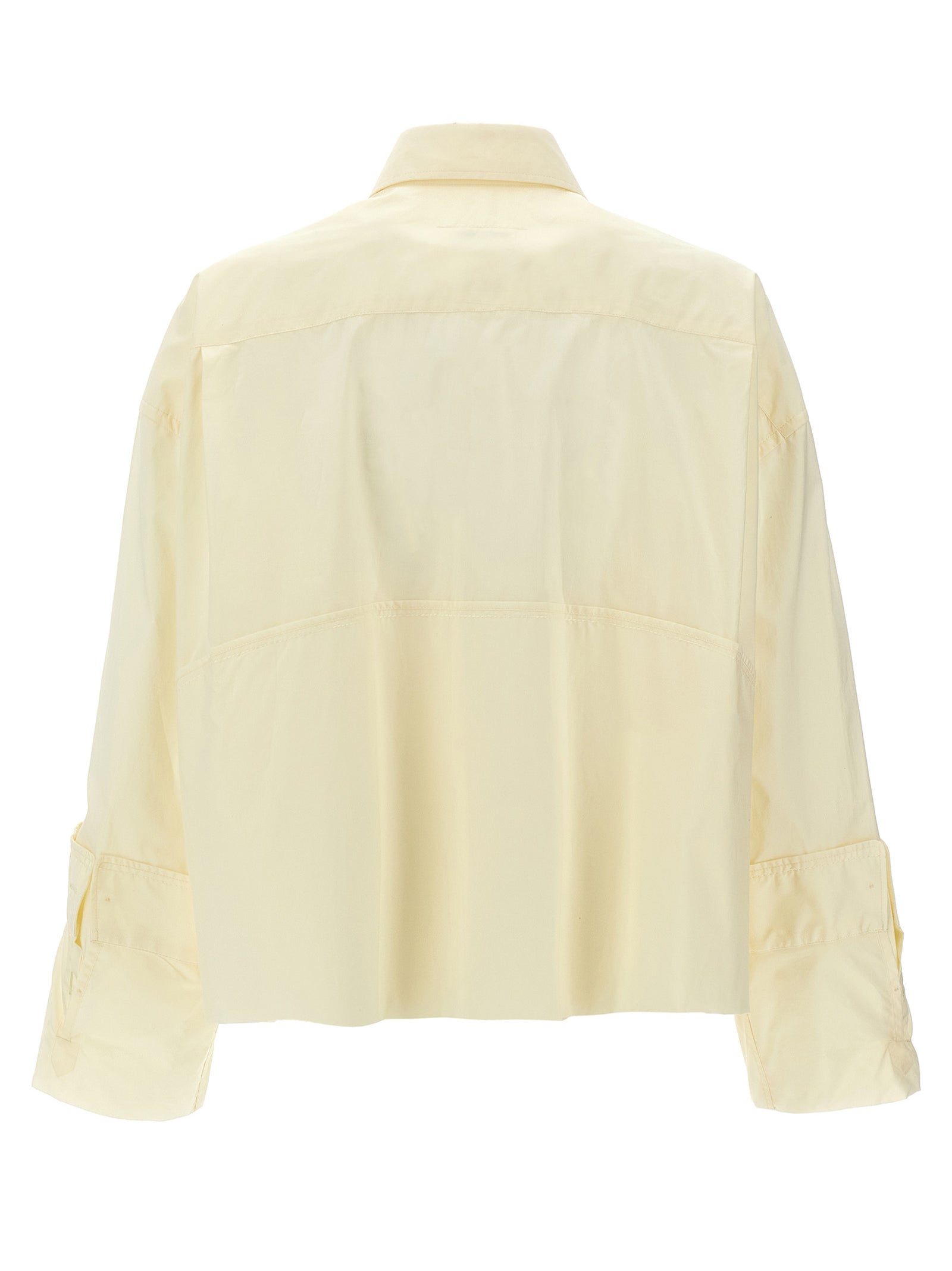 Logo print shirt White Cotton Shirt, Blouse