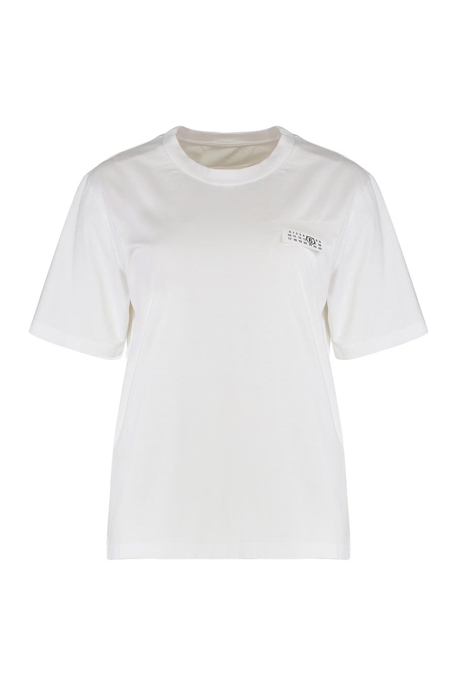 T-Shirt Crew Neck Optic White Cotton T-shirts & Jerseys
