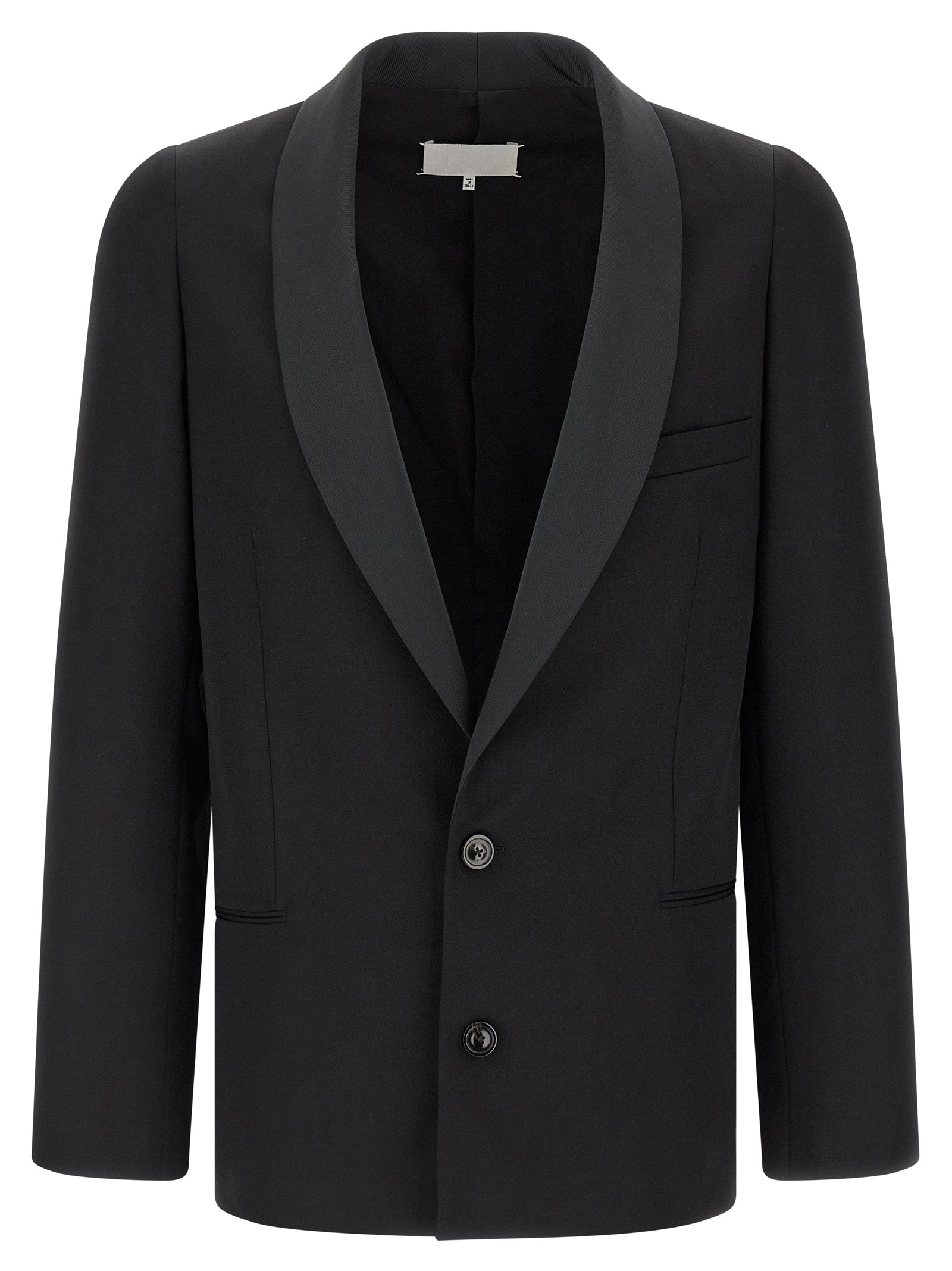 Four Stitches blazer Black Virgin Wool