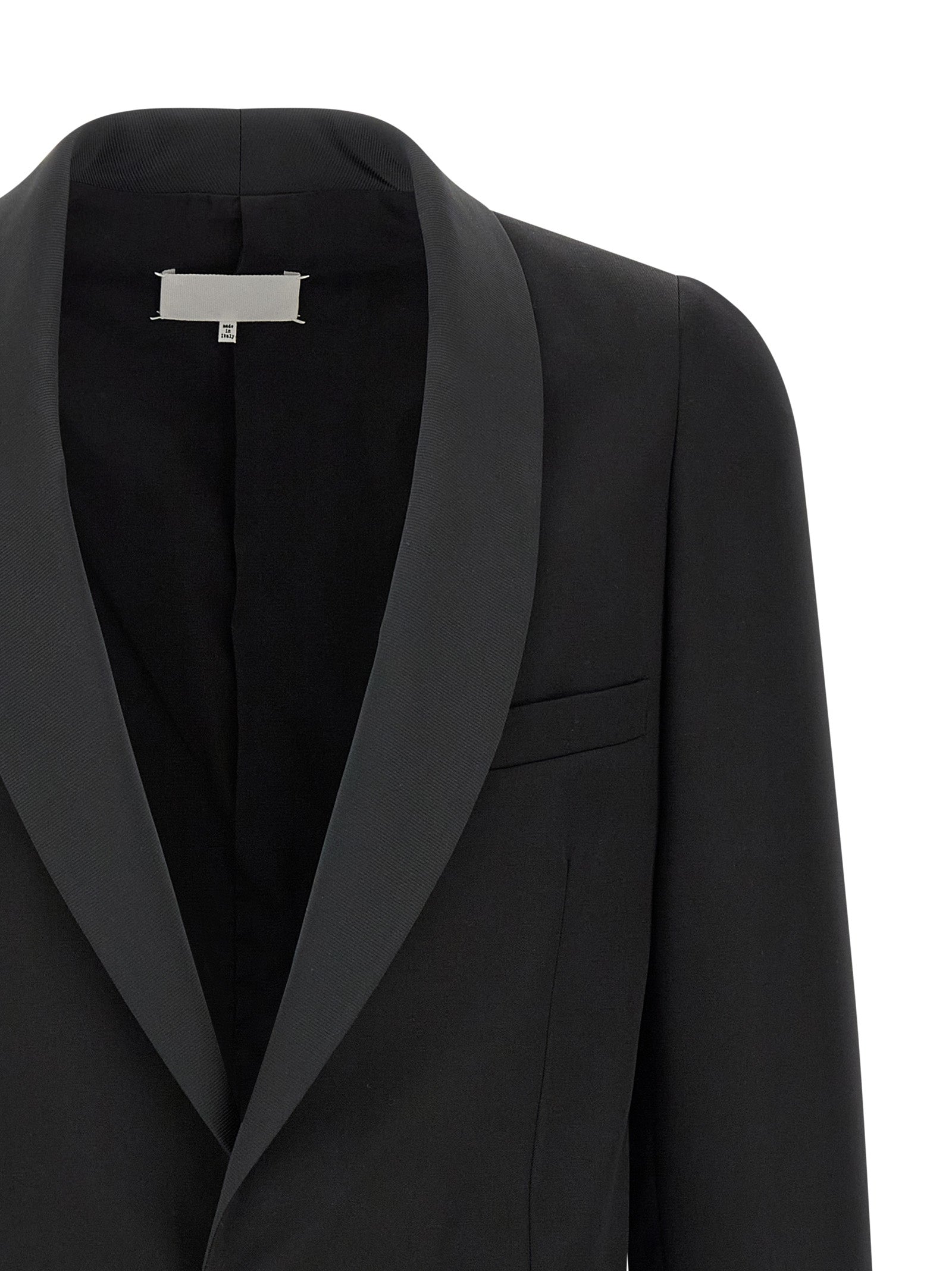 Four Stitches blazer Black Virgin Wool