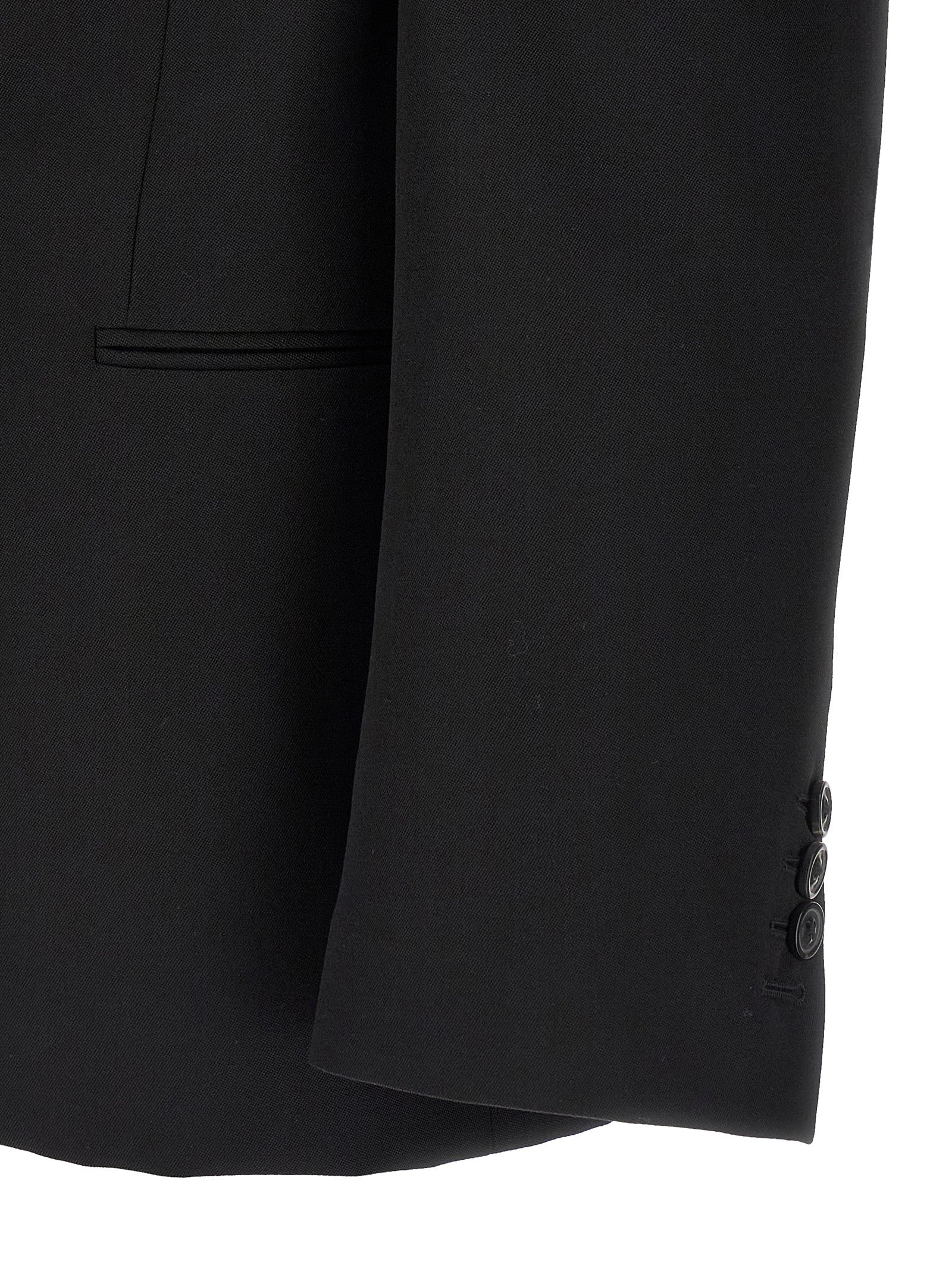 Four Stitches blazer Black Virgin Wool