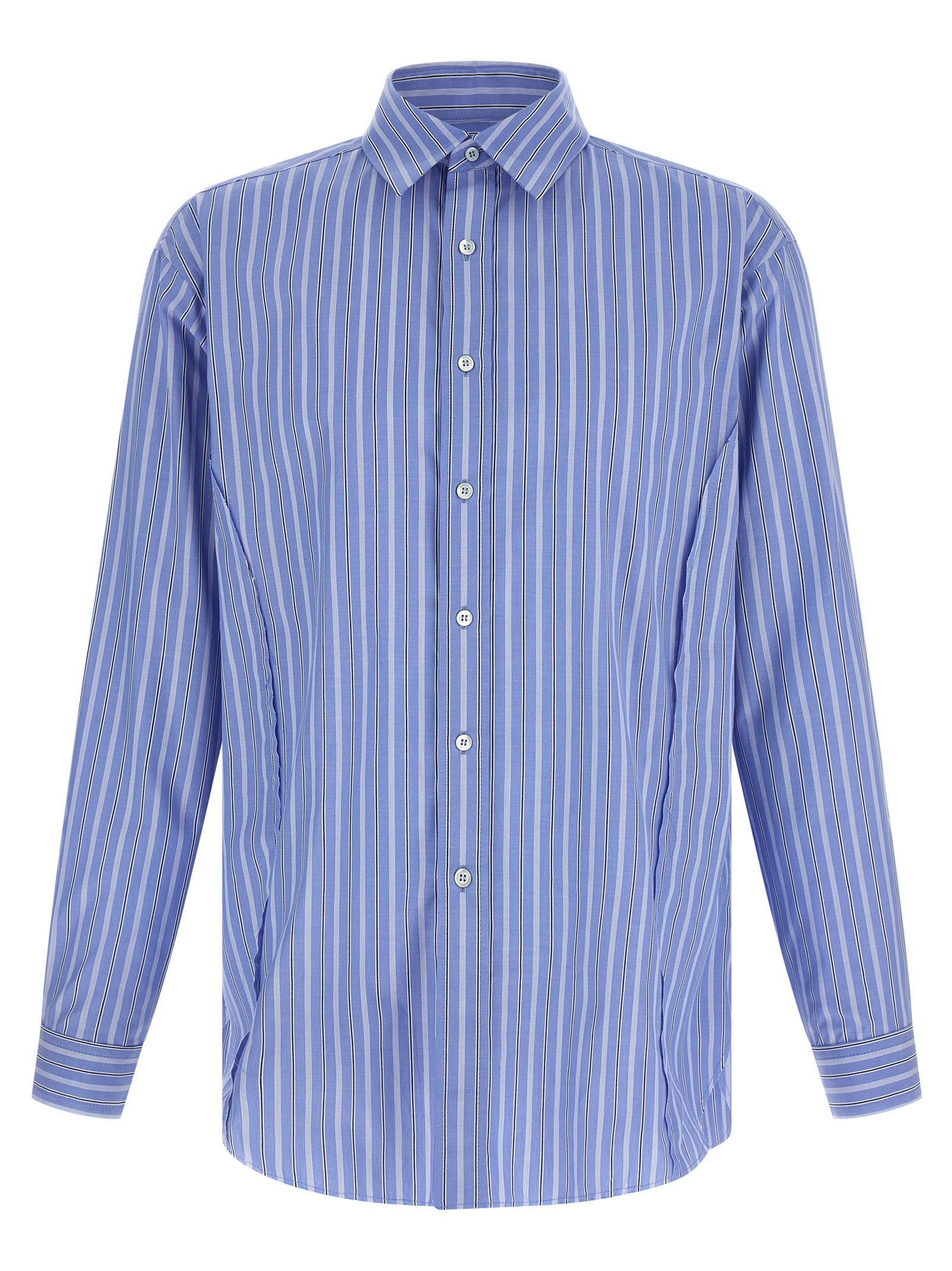 Striped cotton shirt Light Blue Shirt, Blouse