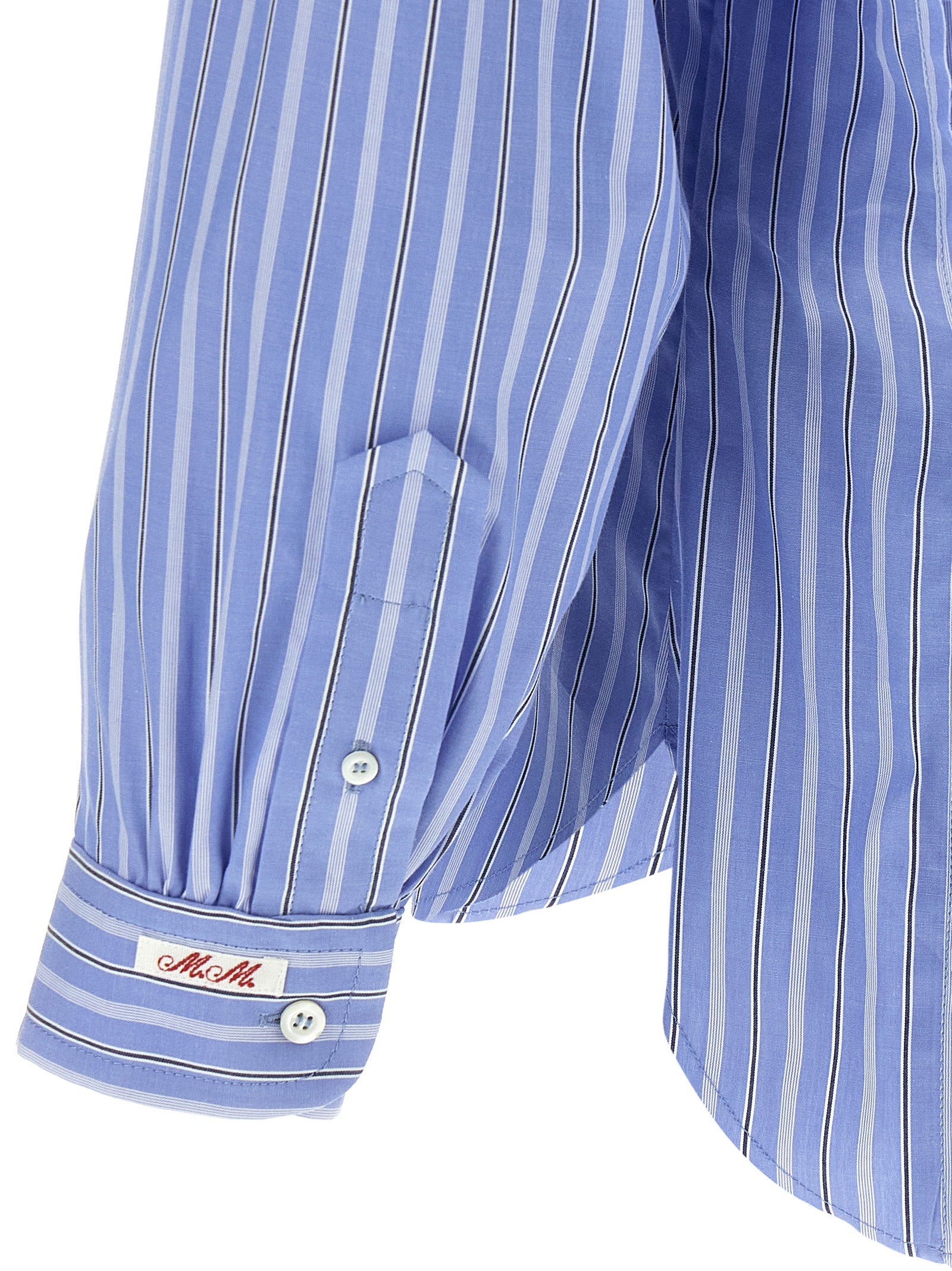 Striped cotton shirt Light Blue Shirt, Blouse