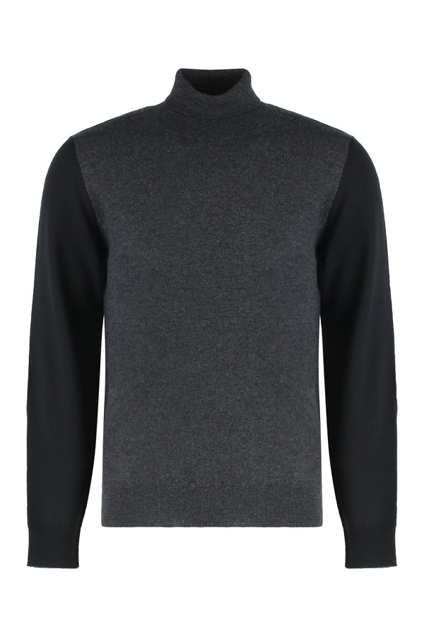 Round Neck Wool Sweater Grey Sweatshirts