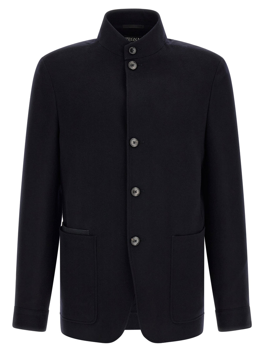 Zegna Oasi Cashmere Jacket — Black