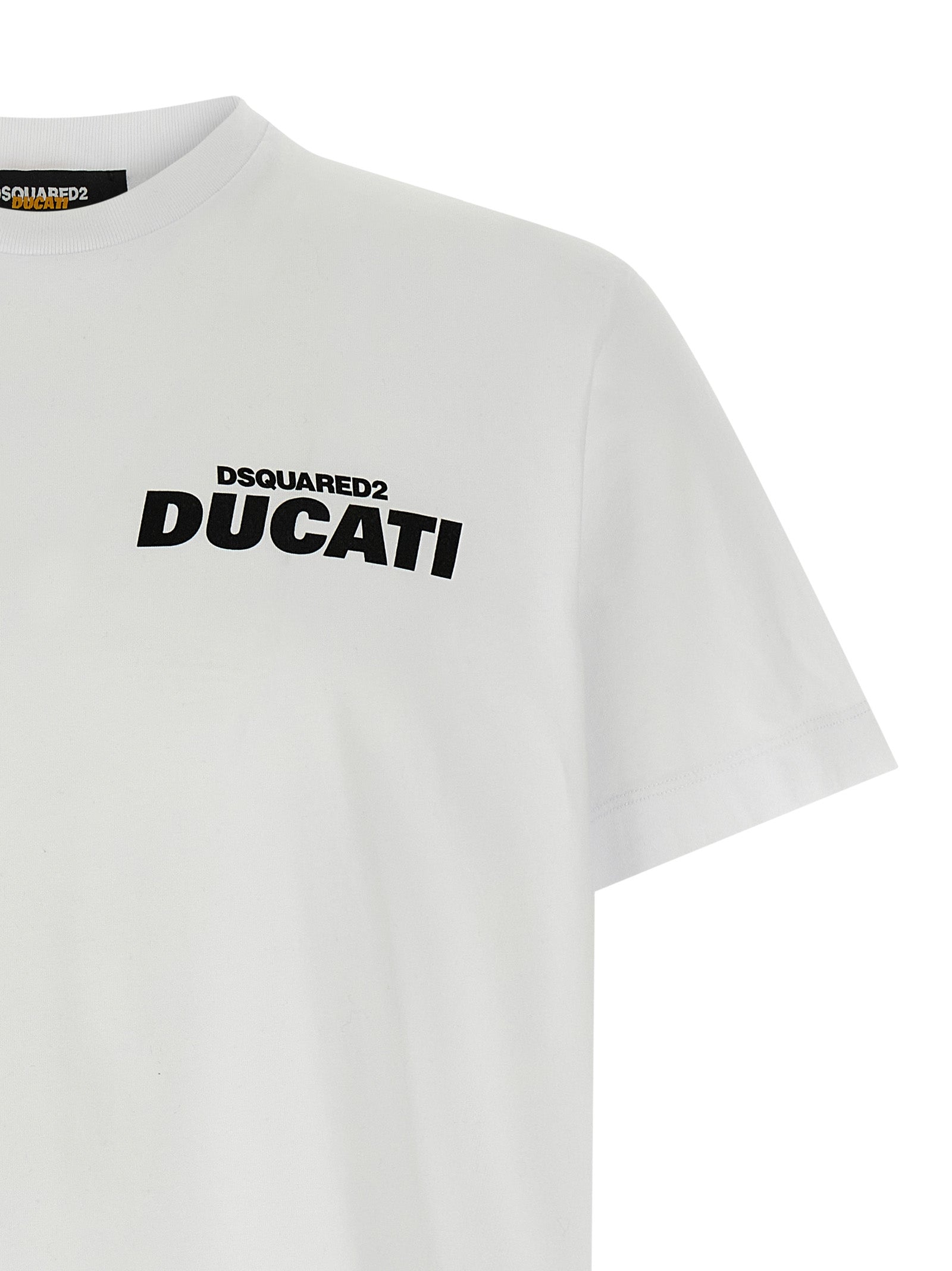 T-shirt capsule Dsquared2 x Ducati White/black Cotton